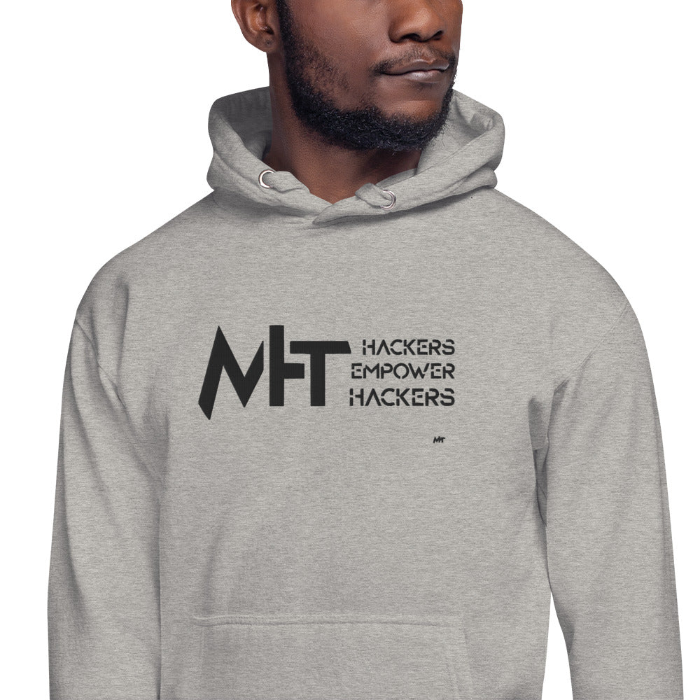 Hackers Empower Hackers - Unisex Hoodie (embroidered) by DarkByteGear