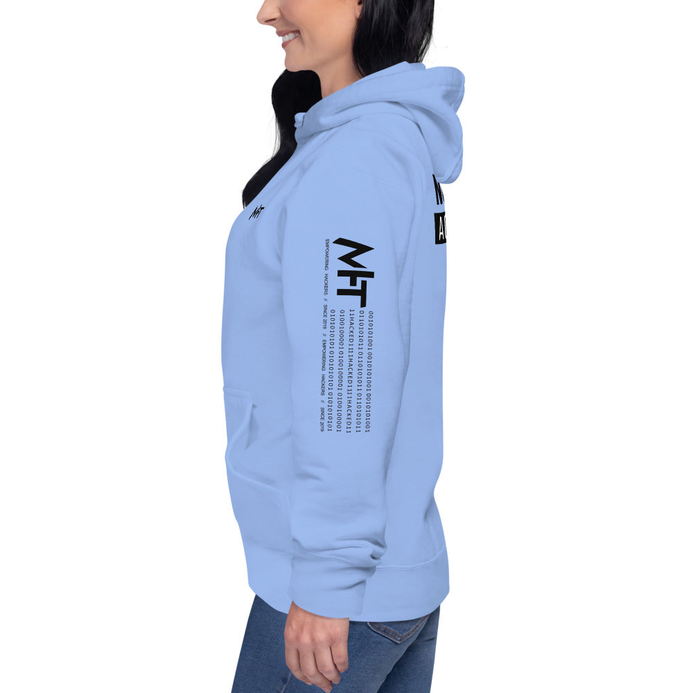 No, I will not ACK your SYN - Unisex Hoodie (back print) by DarkByteGear