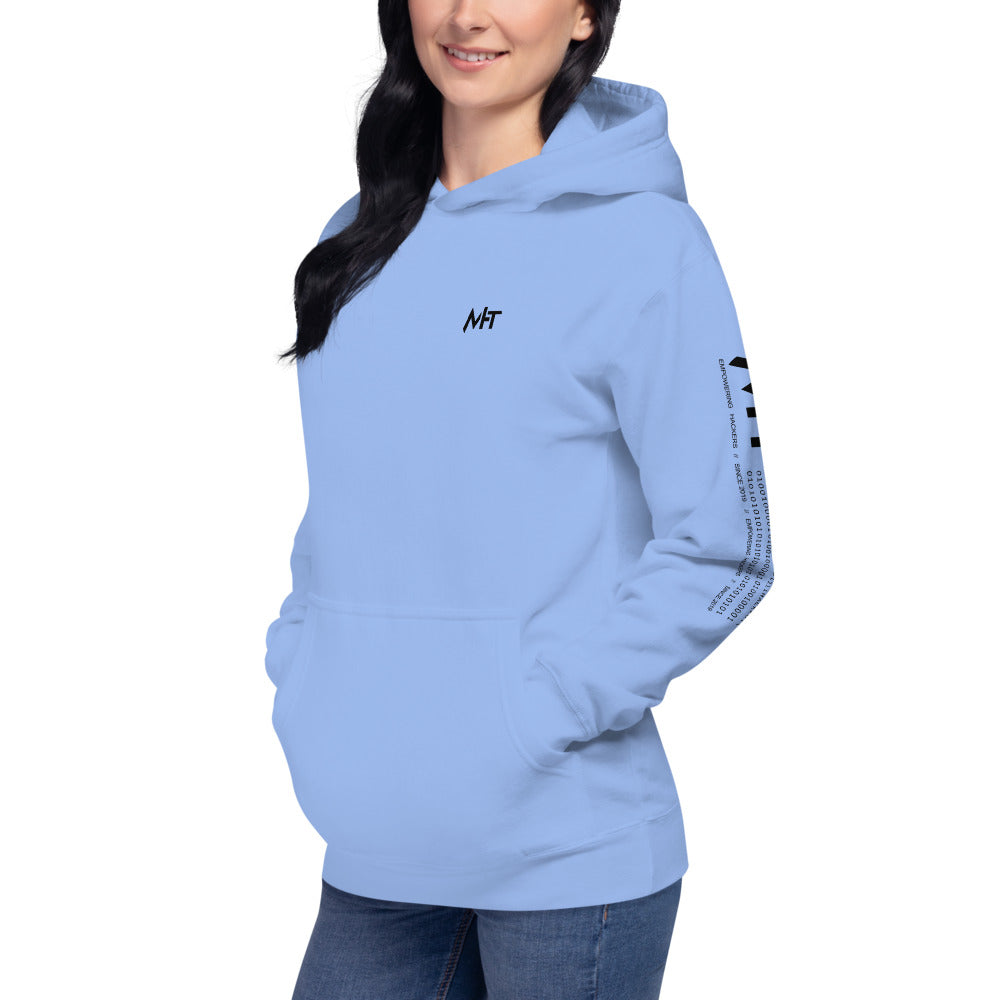 Before you bother me - Unisex Hoodie (back print) by DarkByteGear