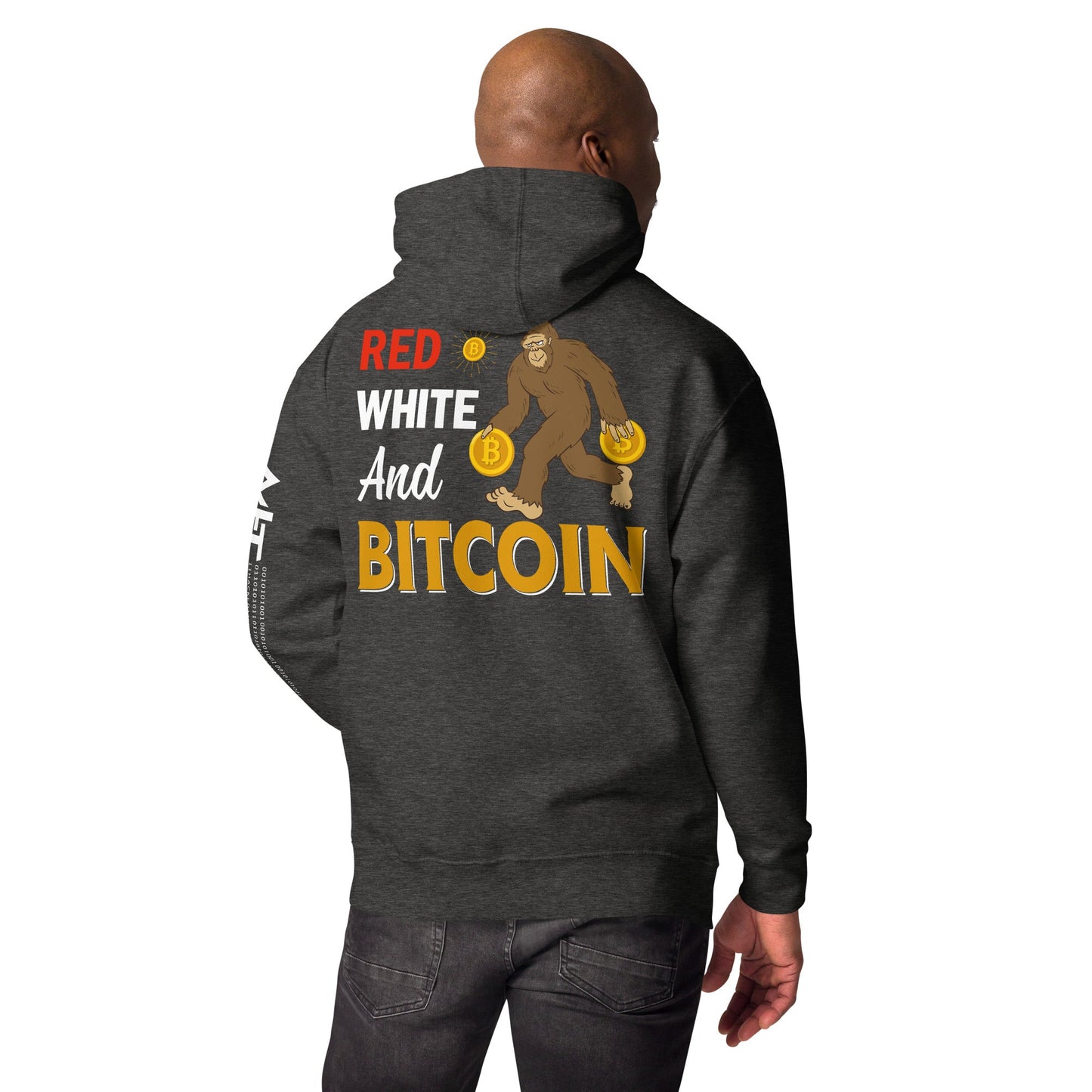 Red, White and Bitcoin - Unisex Hoodie by DarkByteGear