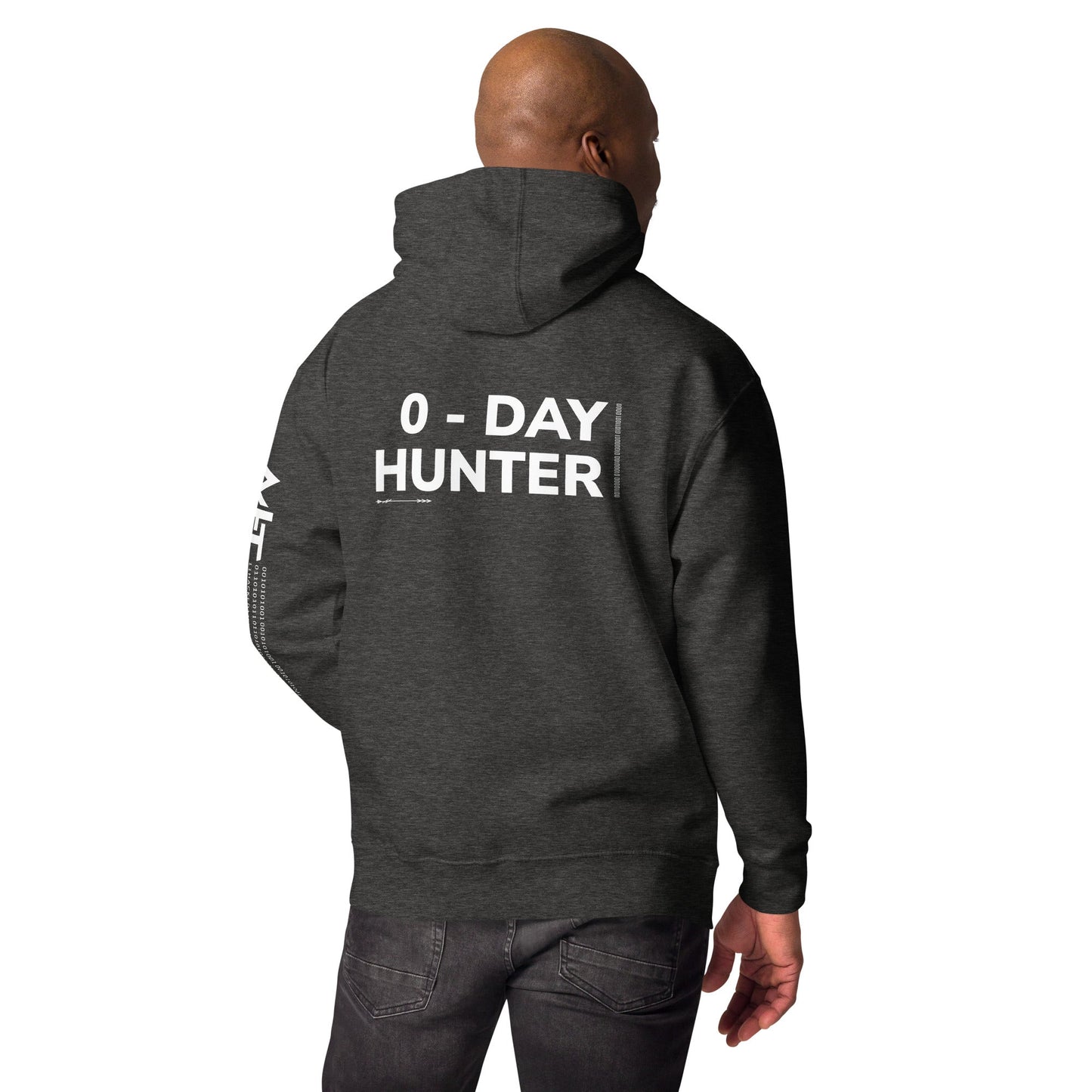 0-day Hunter V3 Unisex Hoodie ( Back Print ) by DarkByteGear
