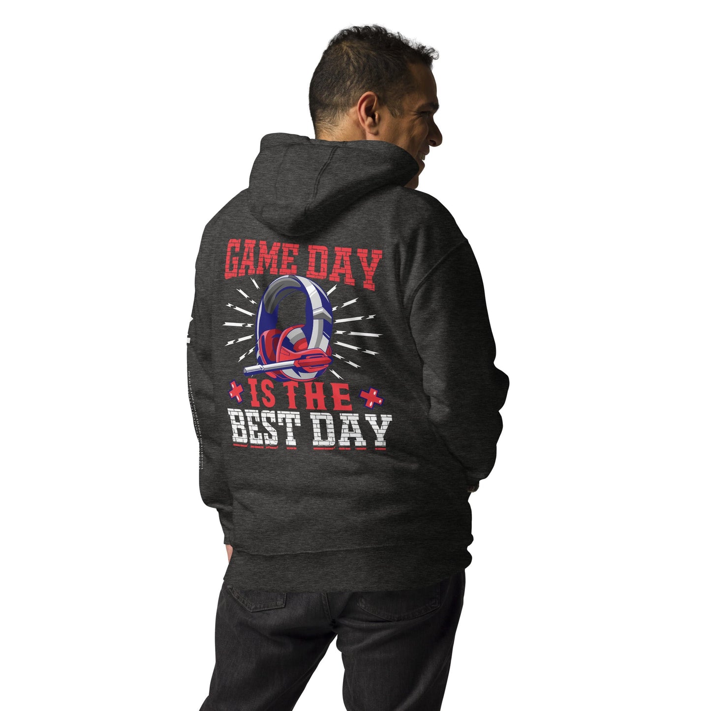 Game Day is the Best Day Shagor Unisex Hoodie ( Back Print ) by DarkByteGear