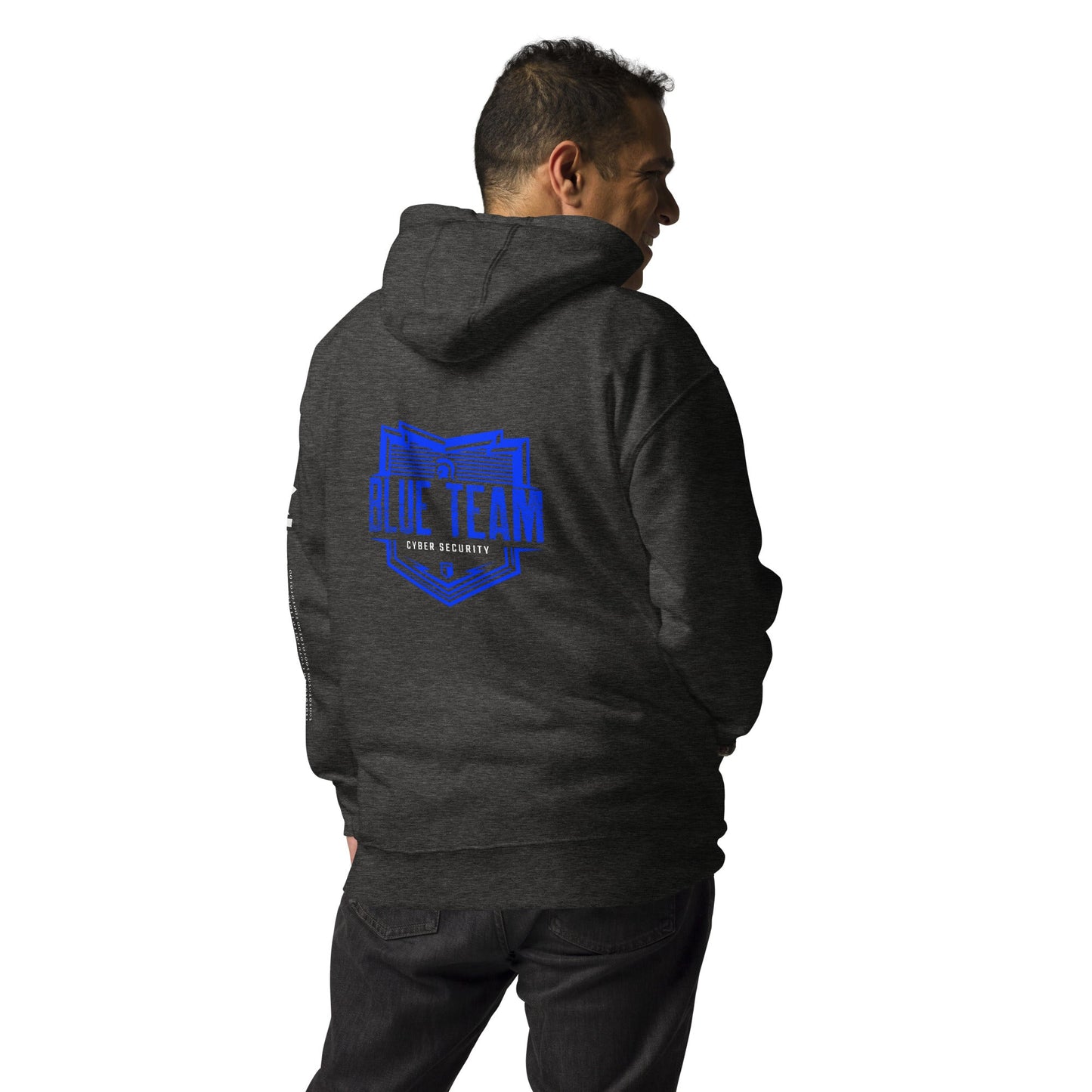 Cyber Security Blue Team V13 - Unisex Hoodie ( Back Print ) by DarkByteGear