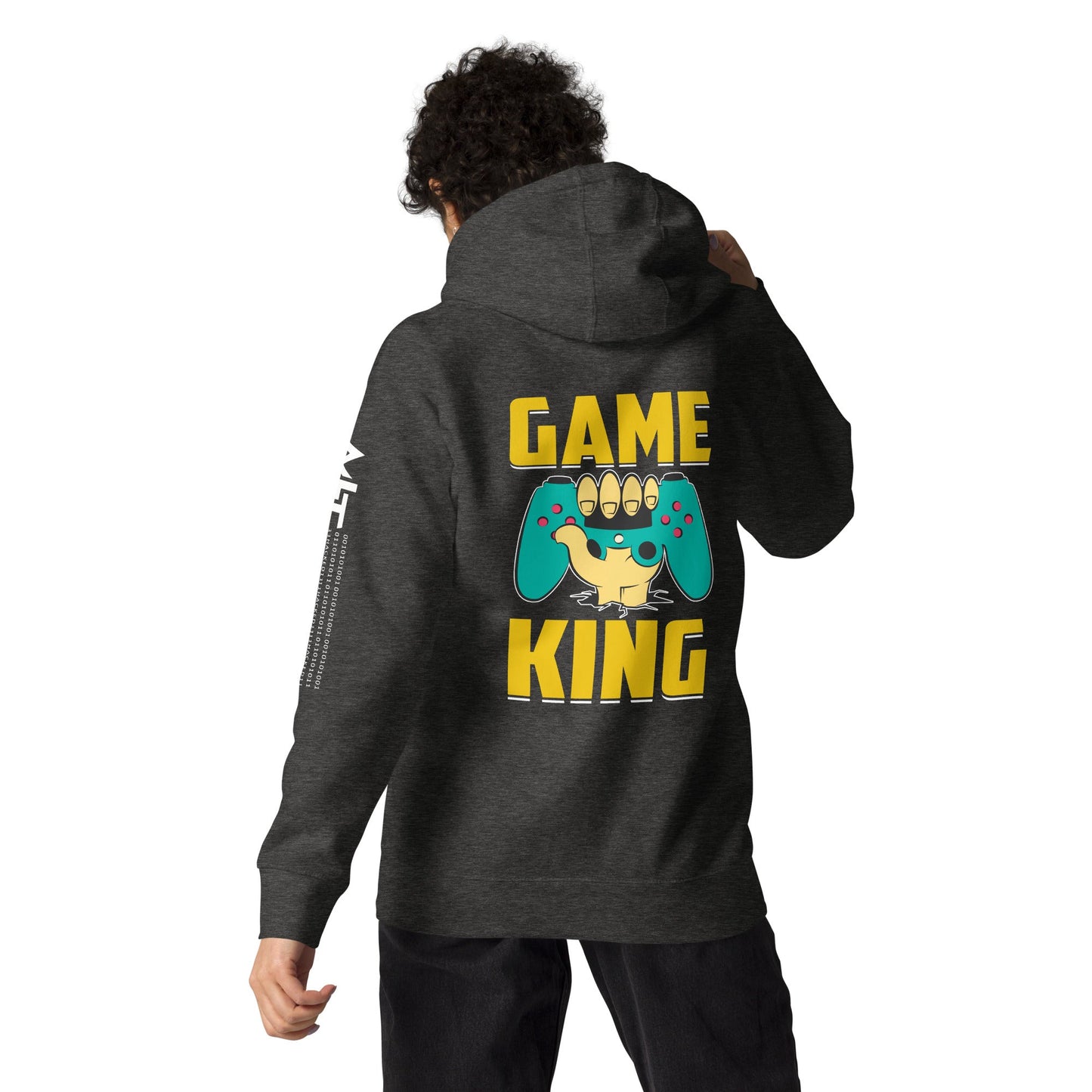 Game King Unisex Hoodie ( Back Print ) by DarkByteGear
