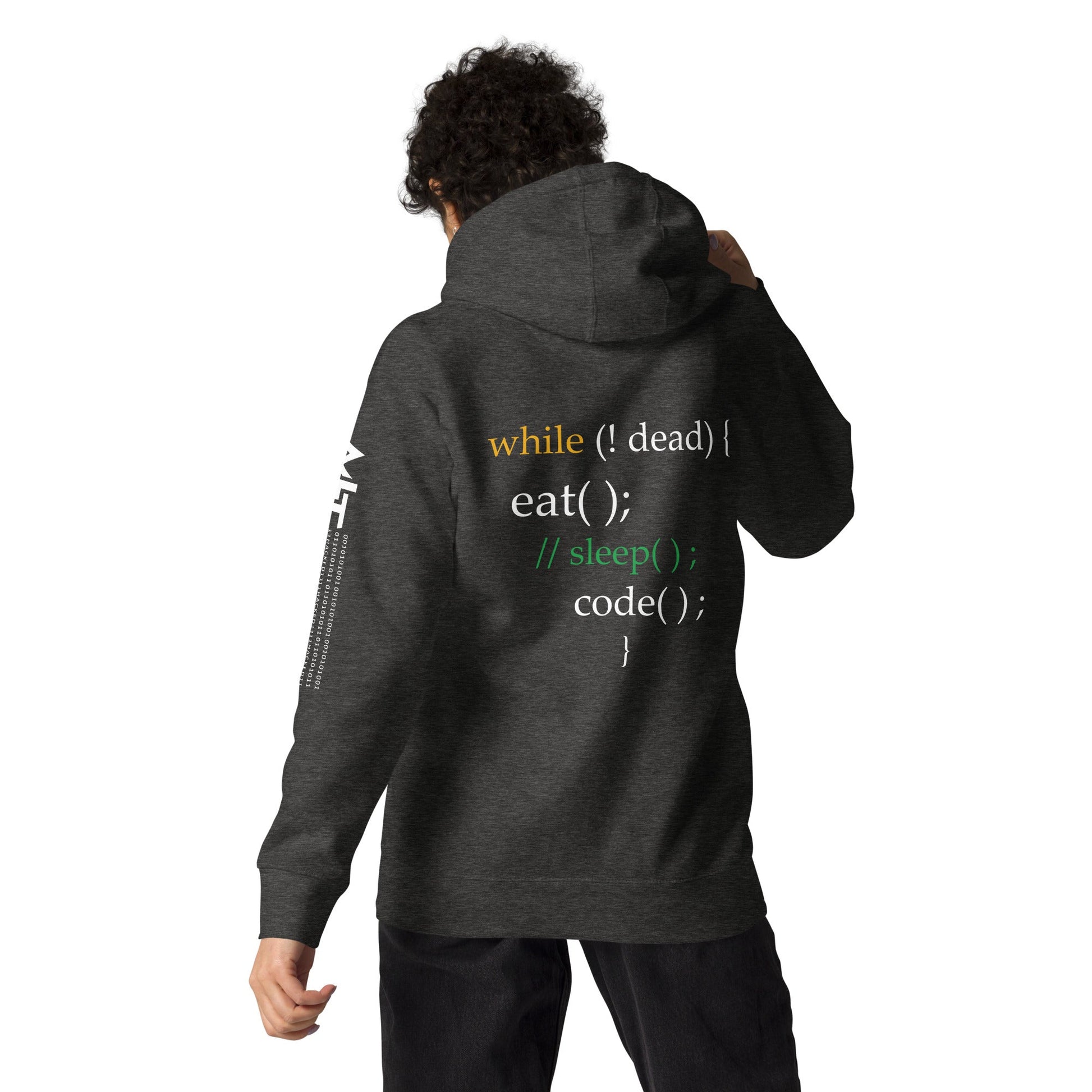 Follow the Link - Unisex Hoodie ( Back Print ) by DarkByteGear
