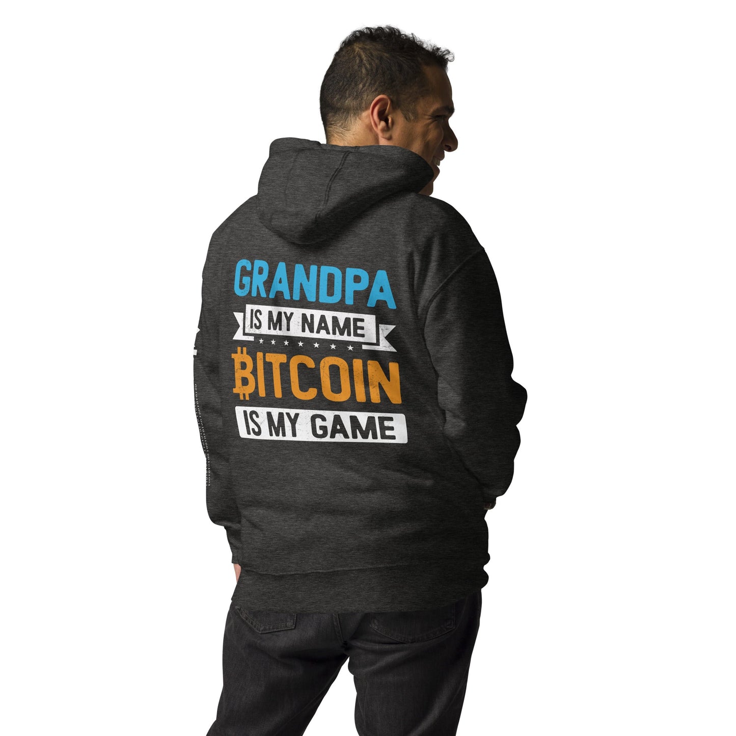 Grandpa is My Name, Bitcoin is My Game - Unisex Hoodie by DarkByteGear