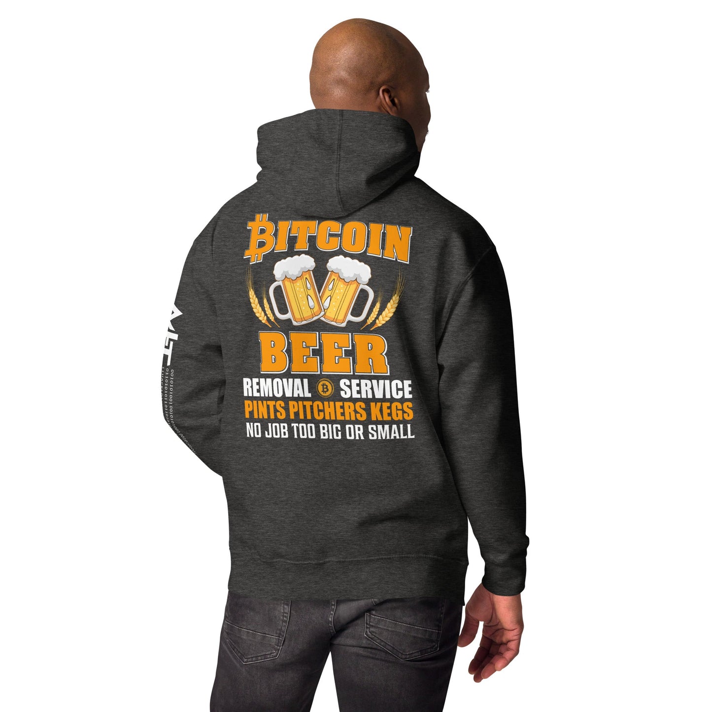 Bitcoin Beer Removal Service - Unisex Hoodie by DarkByteGear