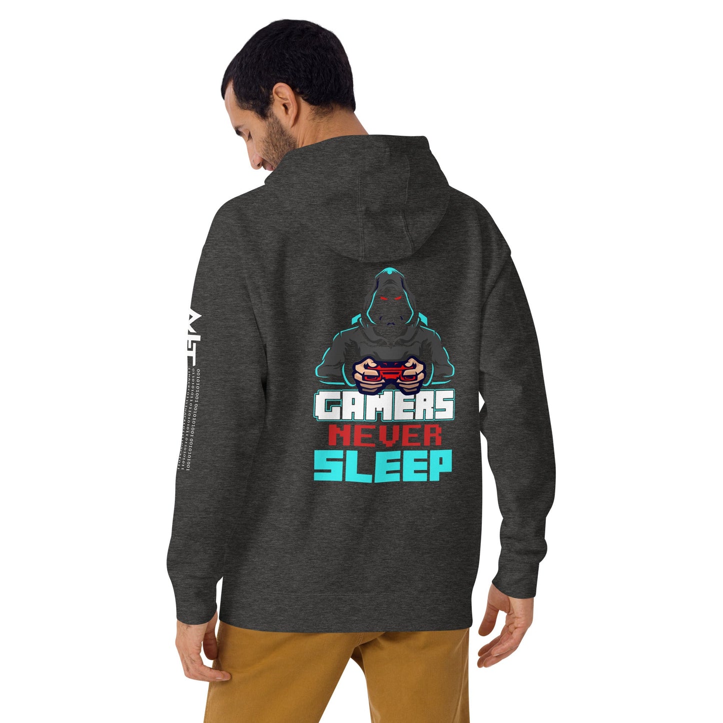 Gamers never Sleep V1 - Unisex Hoodie by DarkByteGear