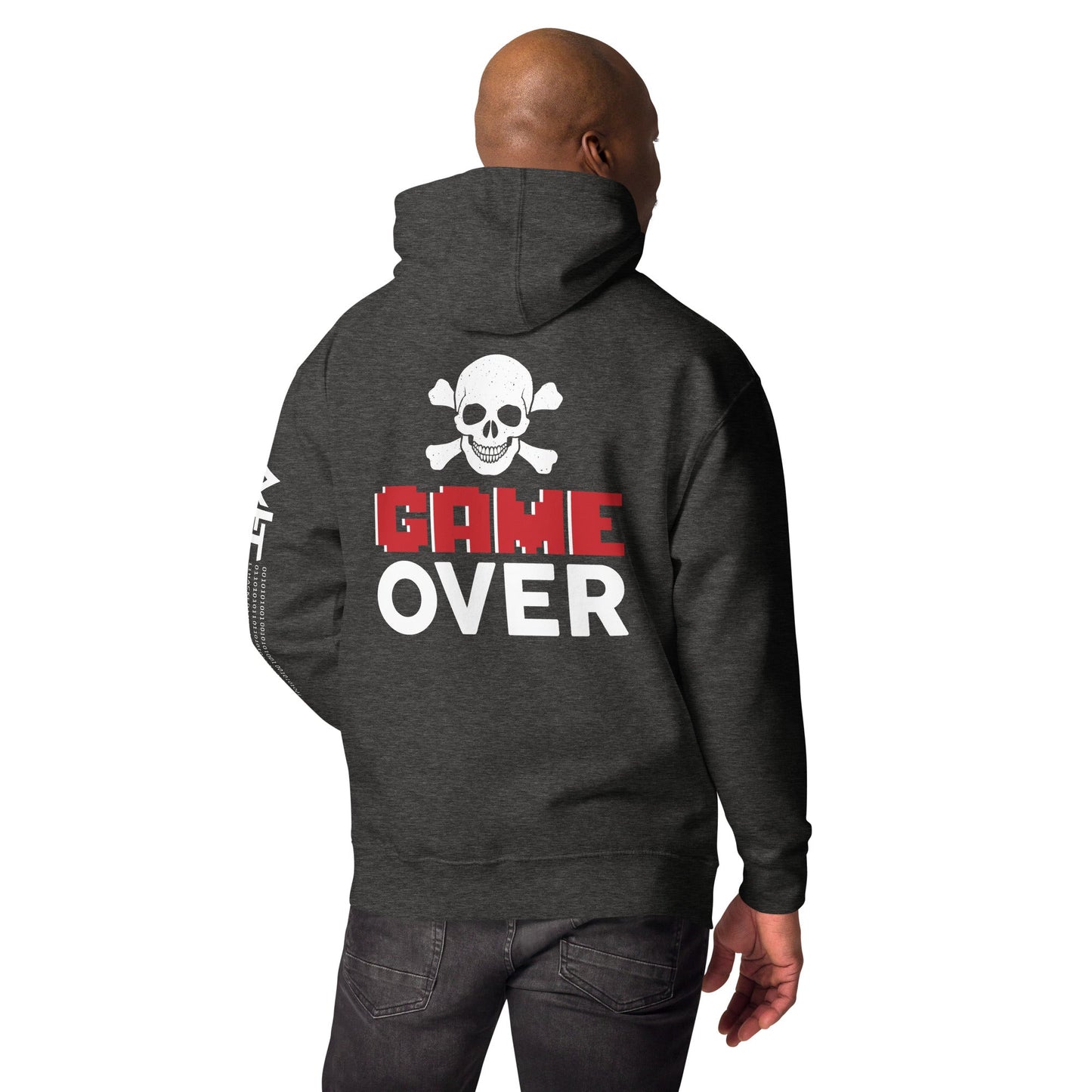 Game Over - Unisex Hoodie ( Back Print ) by DarkByteGear