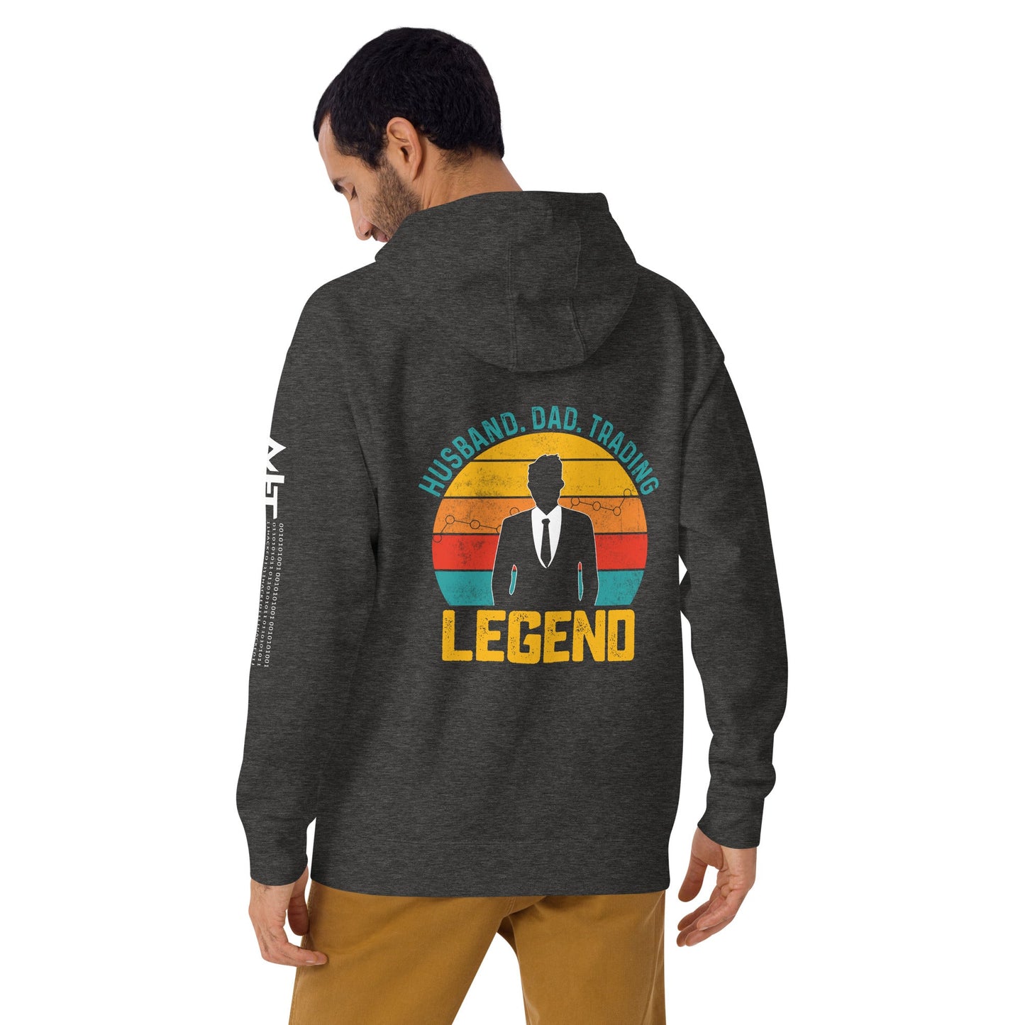 Husband.Dad.Trading Legend - Unisex Hoodie by DarkByteGear