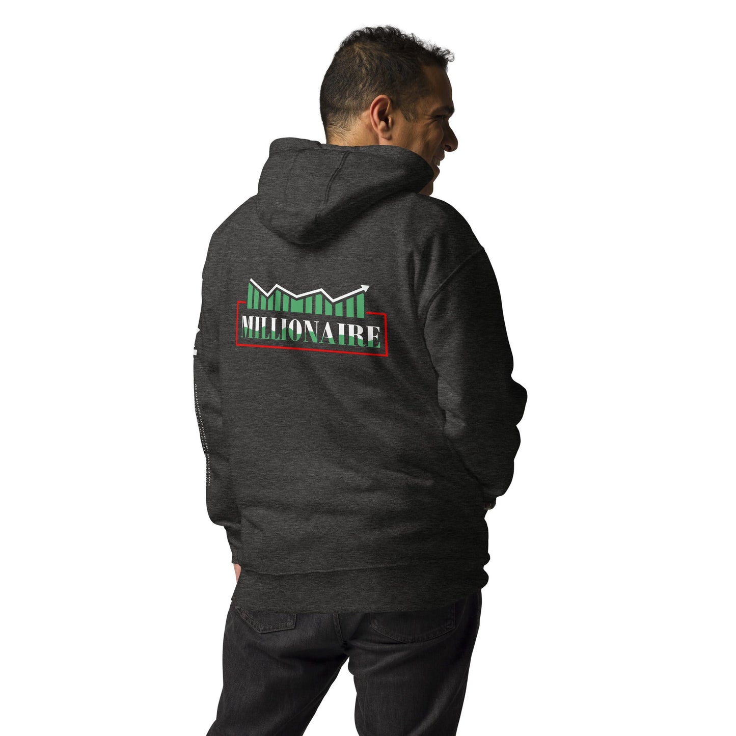 Millionaire - Unisex Hoodie ( Back Print ) by DarkByteGear