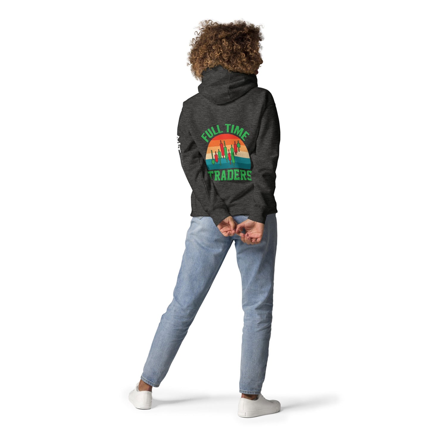 Full Time Trader ( Shagor ) - Unisex Hoodie ( Back Print ) by DarkByteGear