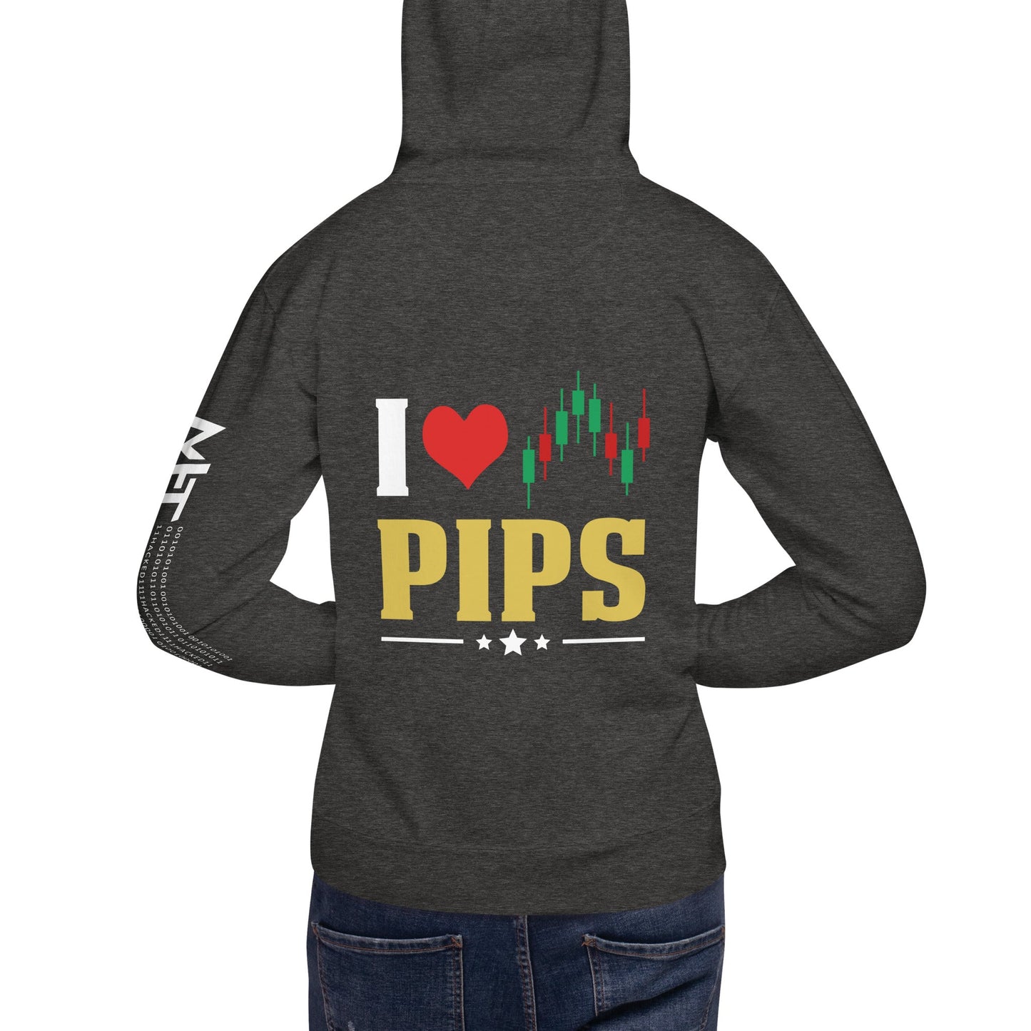 I Love Pips ( MAHFUZ ) - Unisex Hoodie ( Back Print ) by DarkByteGear