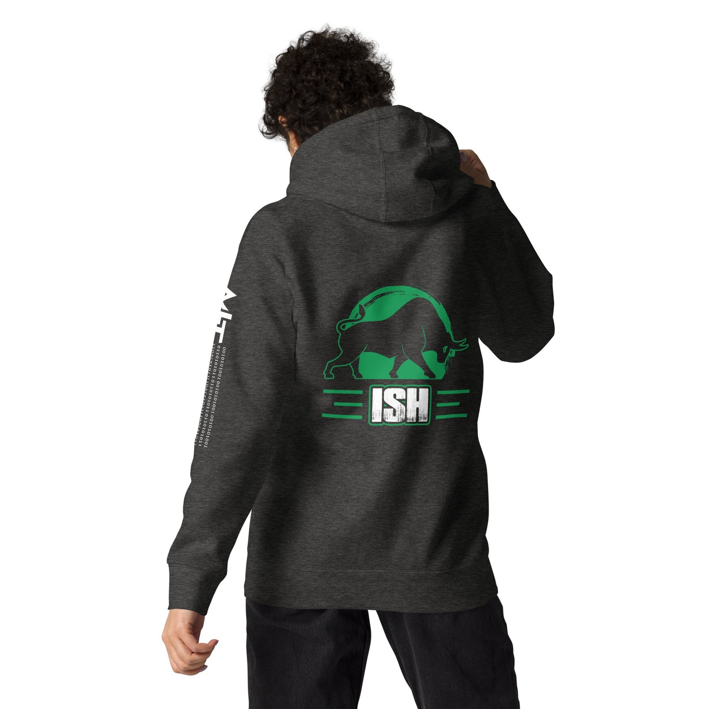 ISH (MAHFUZ) - Unisex Hoodie ( Back Print ) by DarkByteGear