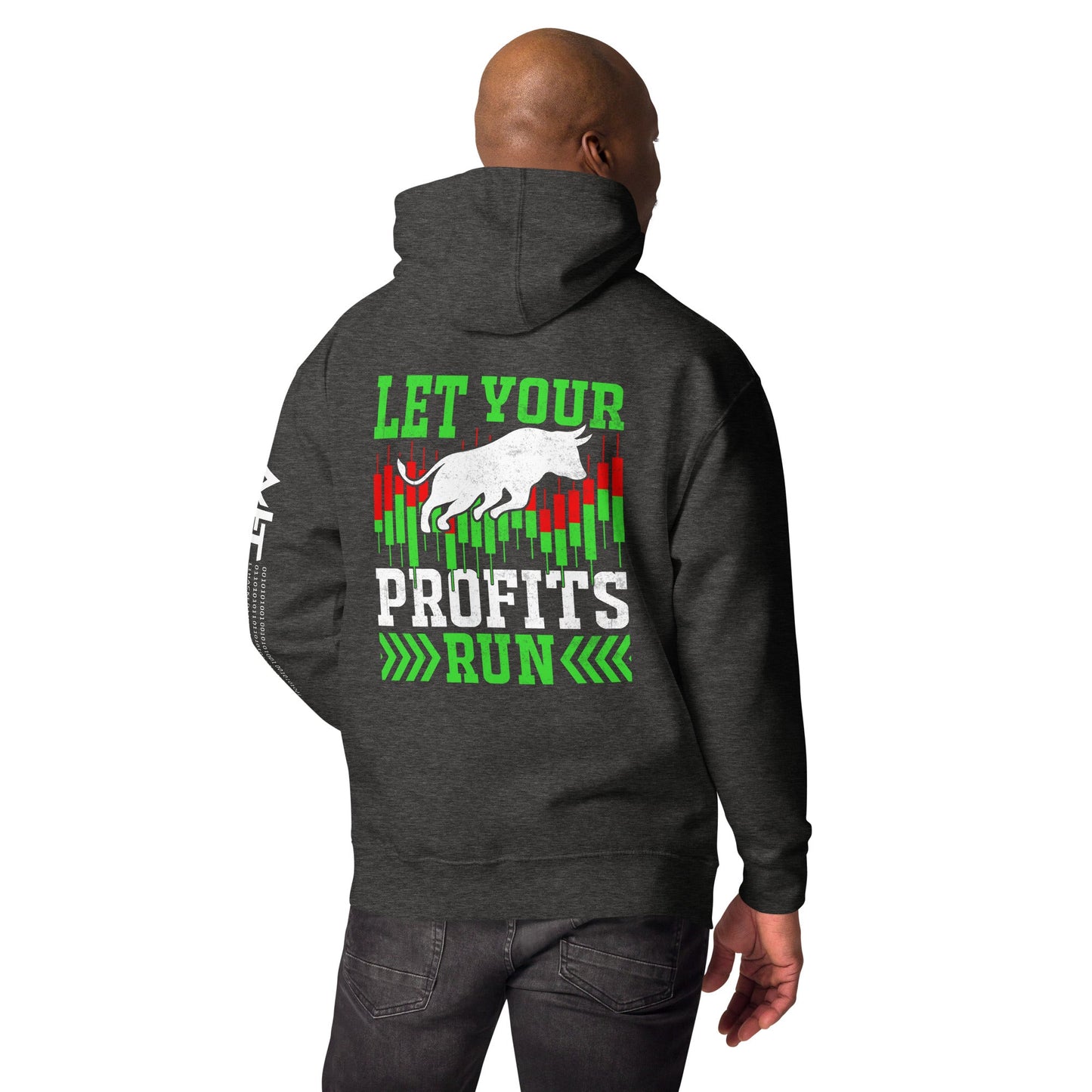 Let your Profits run - Unisex Hoodie ( Back Print ) by DarkByteGear