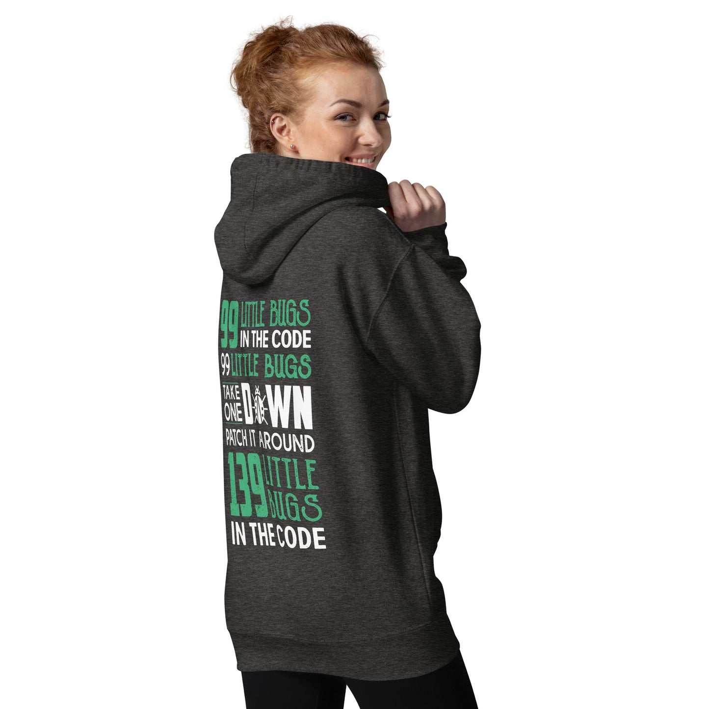 99 Little Bugs - Unisex Hoodie ( Back Print ) by DarkByteGear