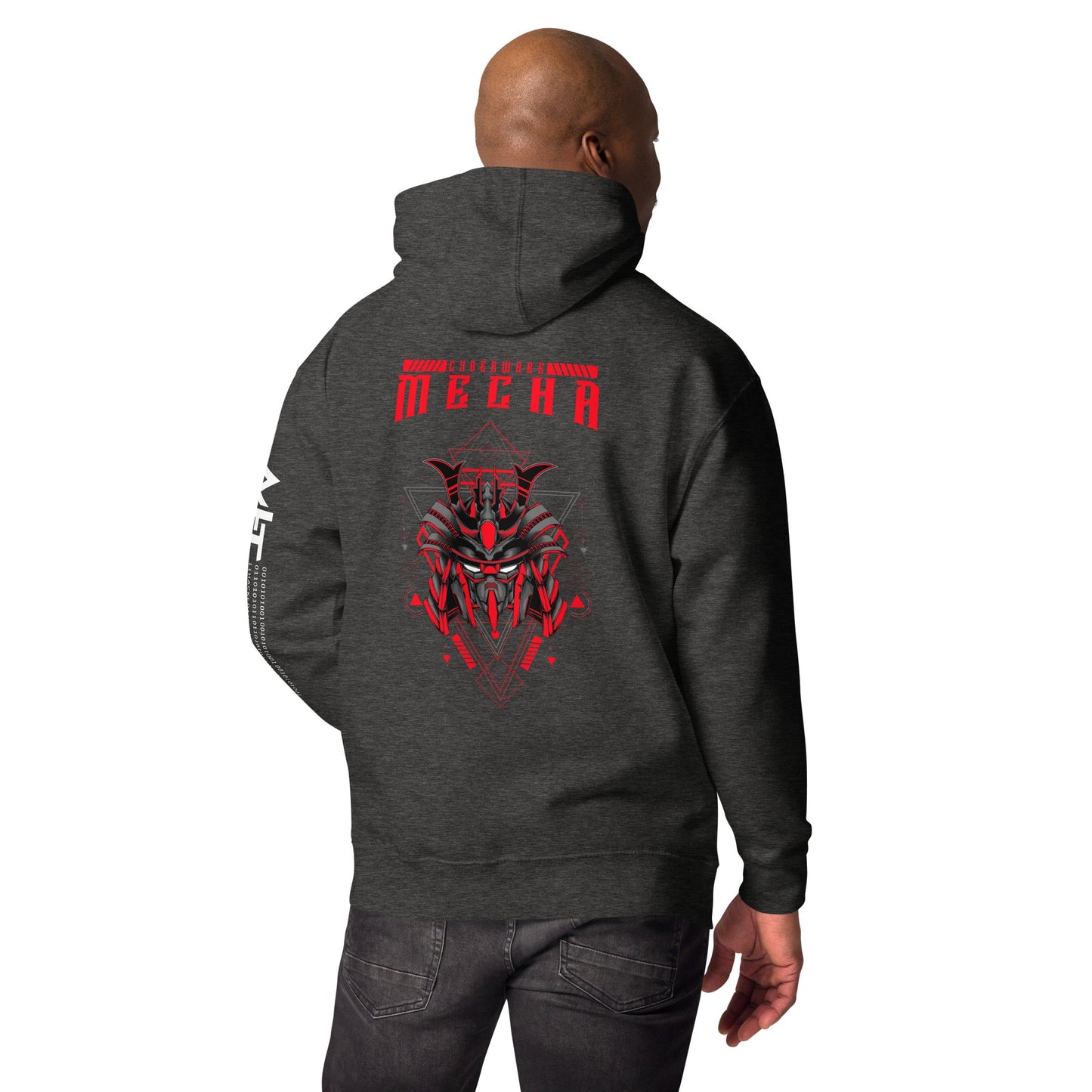 CyberWare Mecha - Unisex Hoodie ( Back Print ) by DarkByteGear