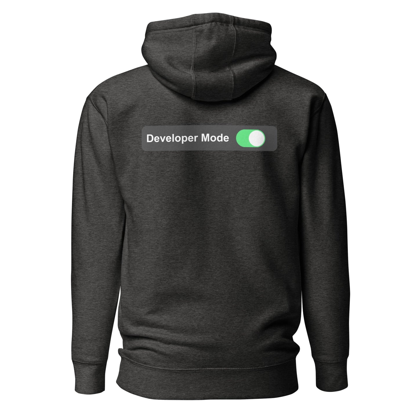 Developer Mode On - Unisex Hoodie (back print) by DarkByteGear