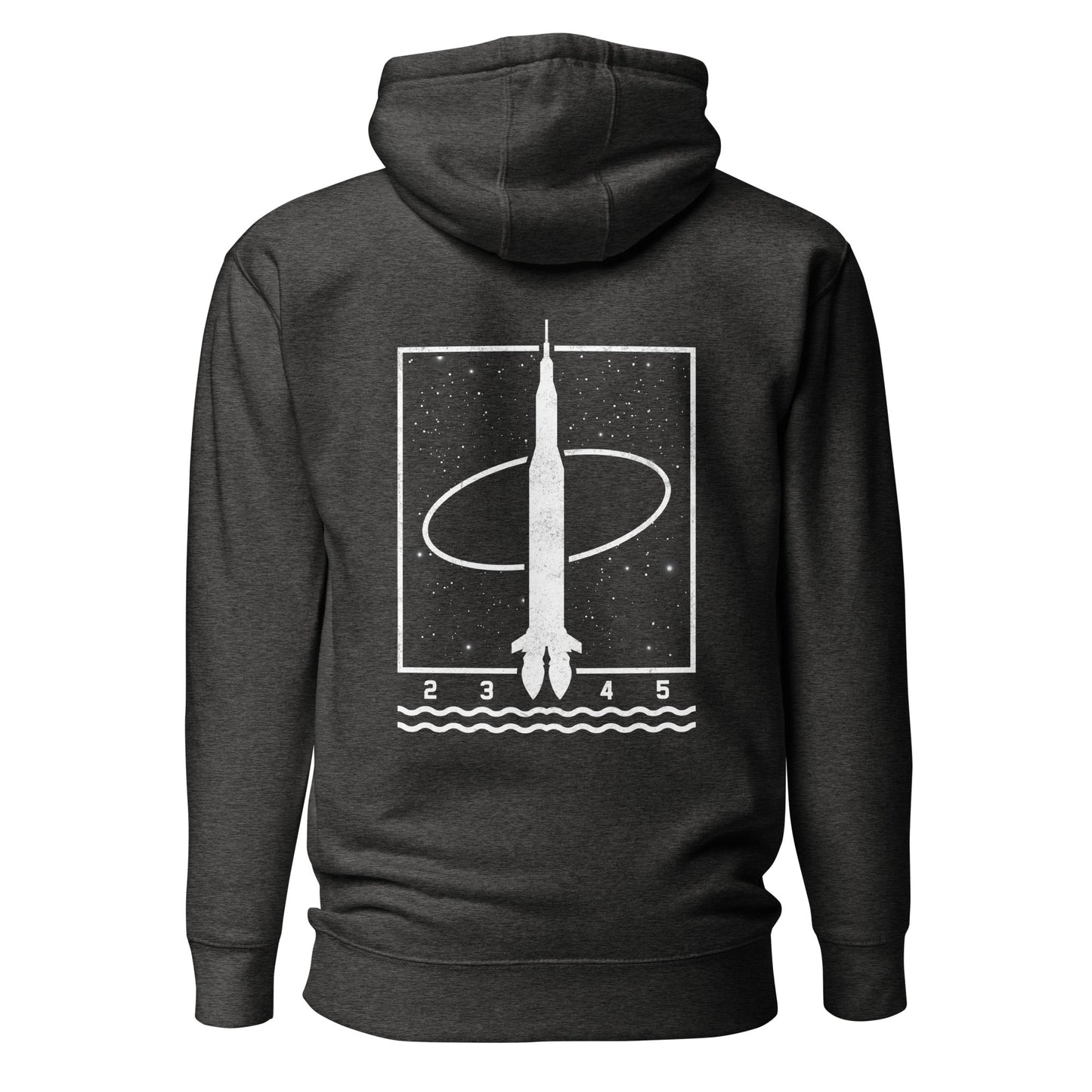 1 2 3 4 5 - Unisex Hoodie (back print) by DarkByteGear