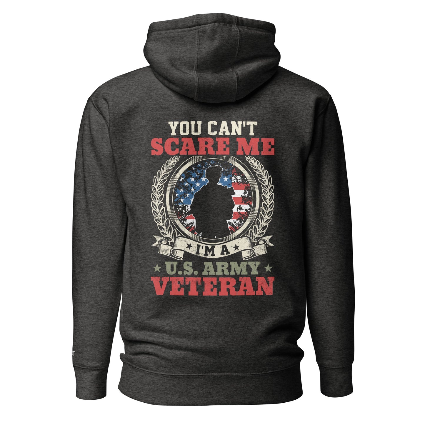 You can't scare me - Unisex Hoodie (back print) by DarkByteGear