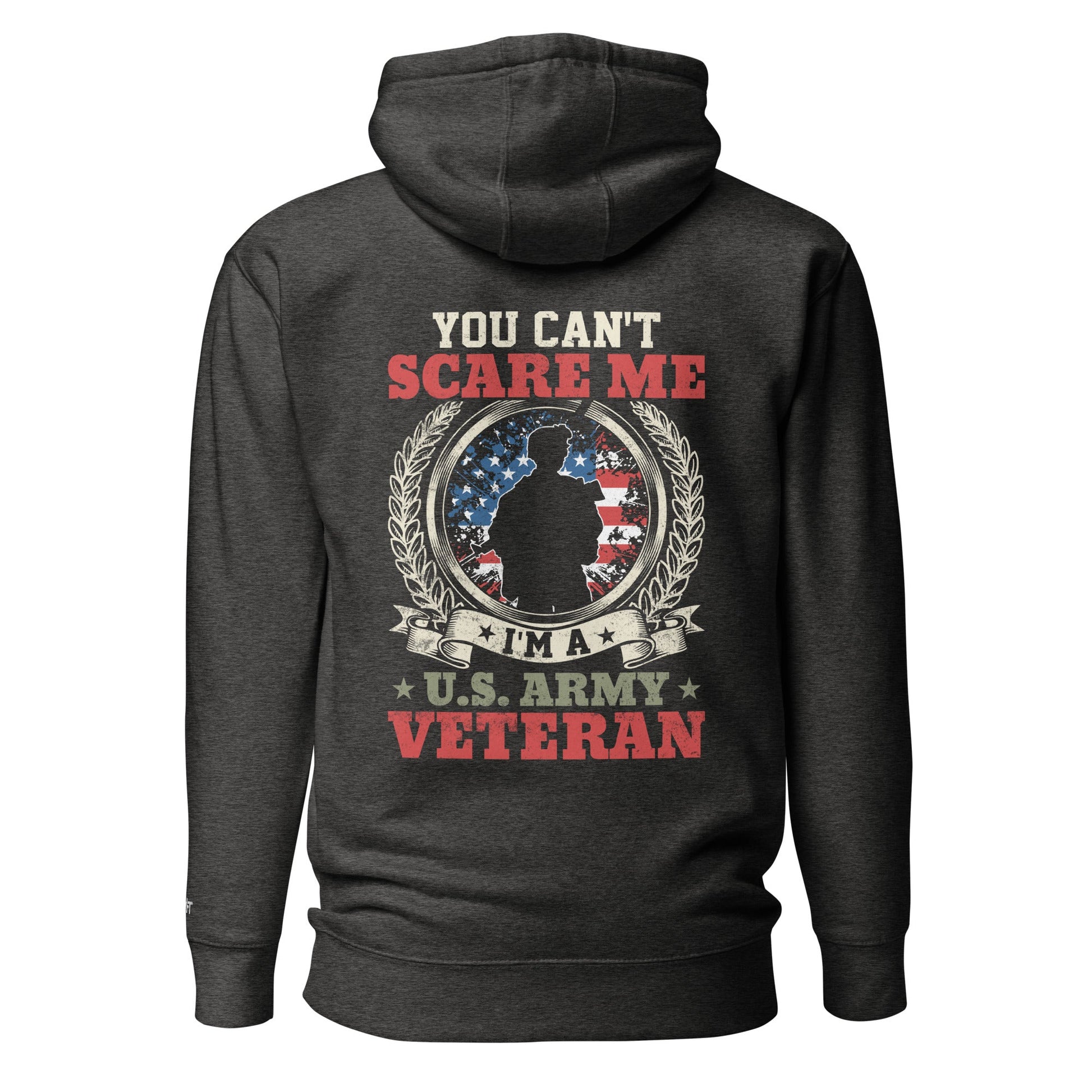 You can't scare me - Unisex Hoodie (back print) by DarkByteGear