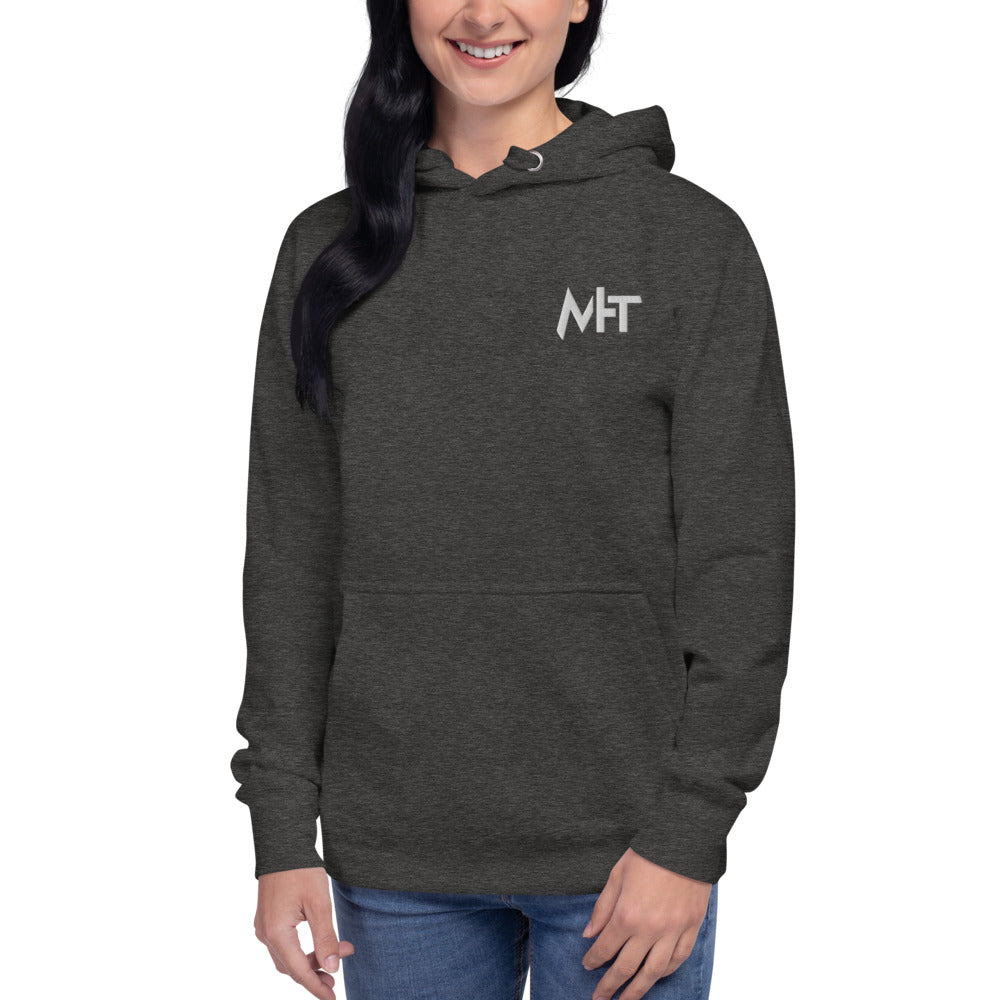 MyHackerTech - Unisex Hoodie (embroidery) by DarkByteGear