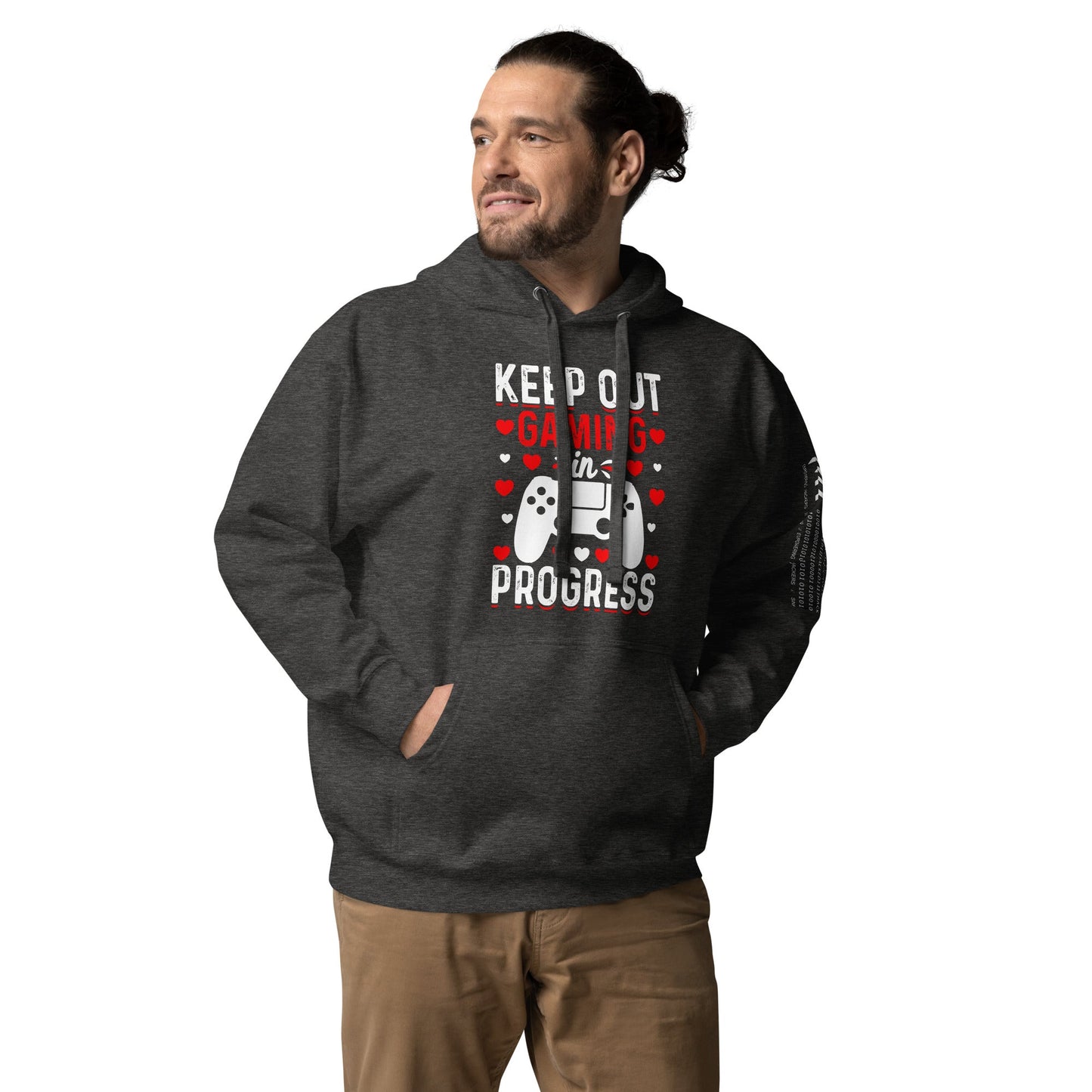 Keep out Gaming in Progress Unisex Hoodie by DarkByteGear