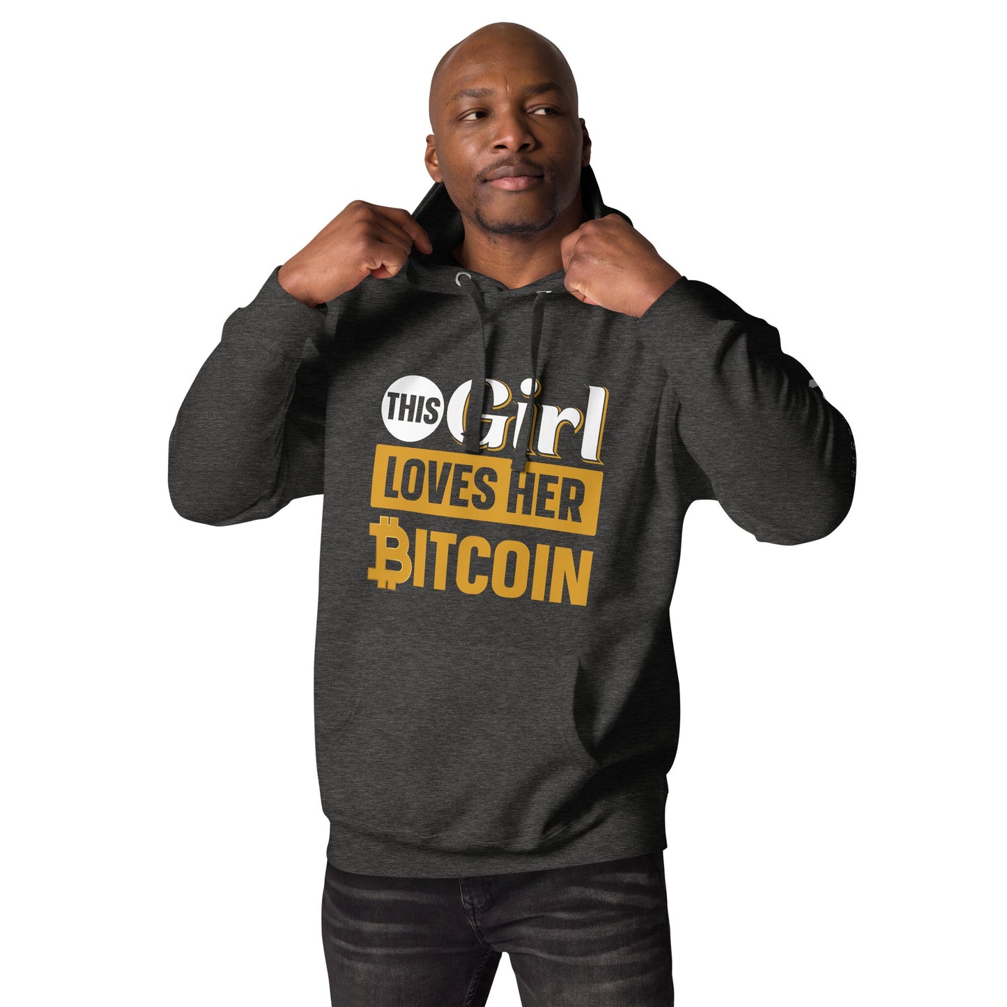 This Girl love her Bitcoin Unisex Hoodie by DarkByteGear