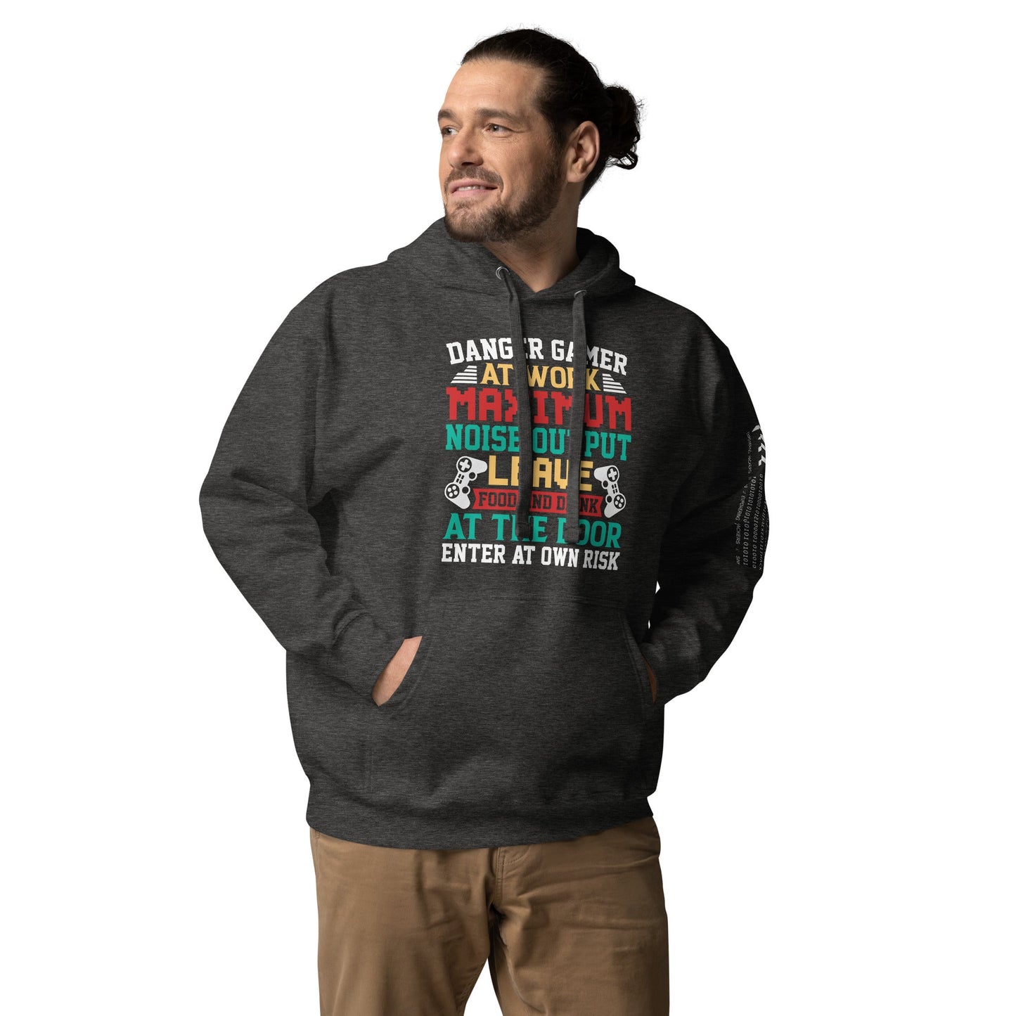 Danger Gamer Enter At Own Risk - Unisex Hoodie by DarkByteGear