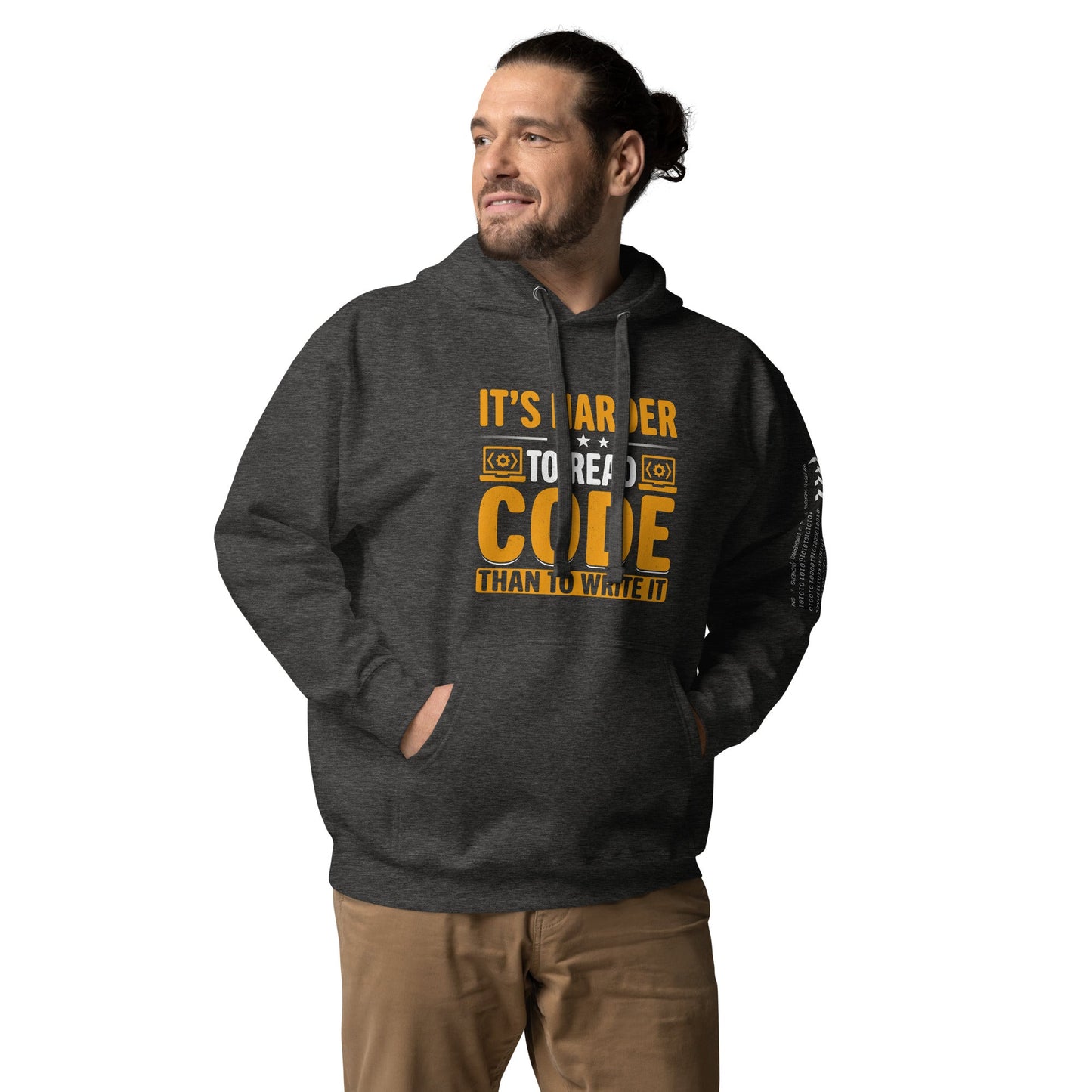 It's harder to read Code then to read it Unisex Hoodie by DarkByteGear
