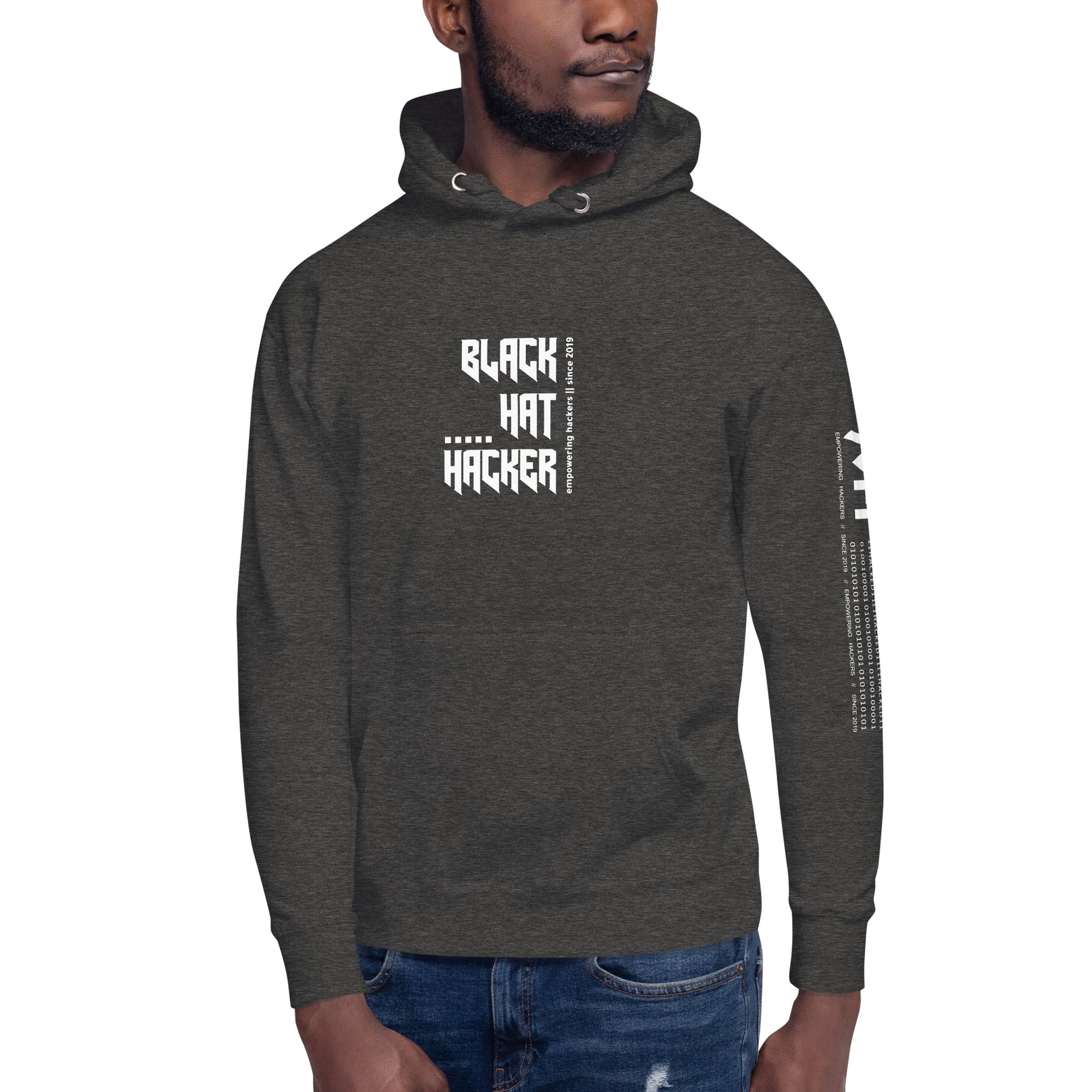 Black Hat Hacker V14 Unisex Hoodie by DarkByteGear