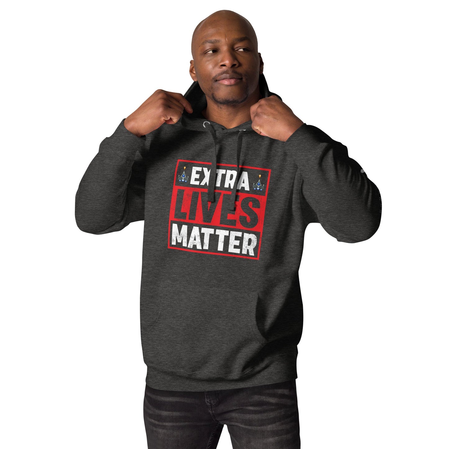 Extra Lives Matter Unisex Hoodie by DarkByteGear
