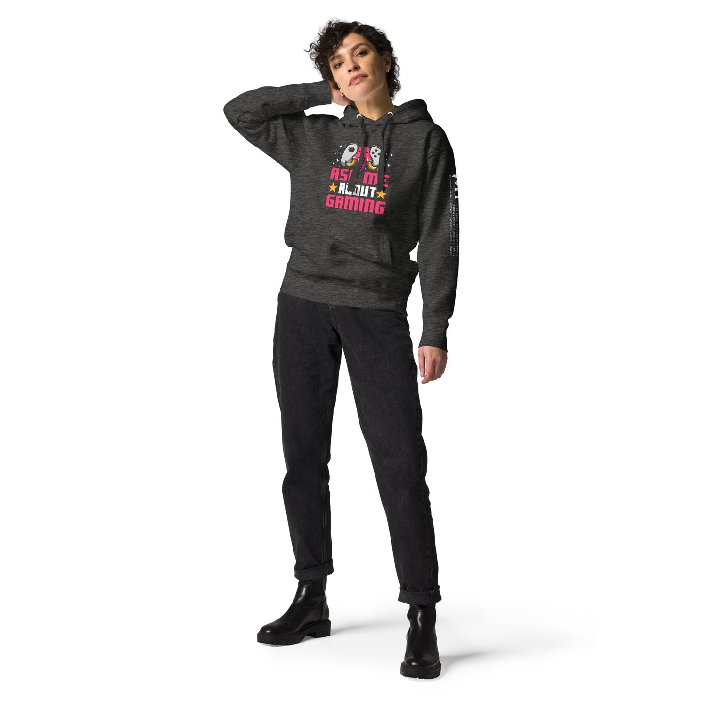 Ask Me About Gaming Unisex Hoodie by DarkByteGear