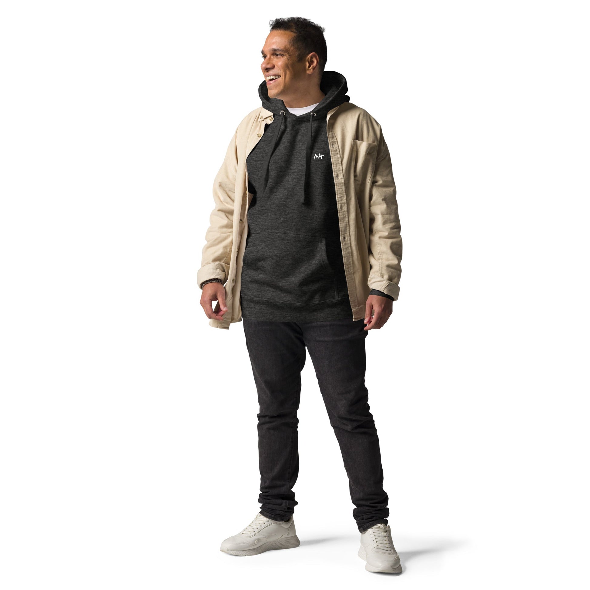 0-day hunter V6 - Unisex Hoodie ( Back Print ) by DarkByteGear