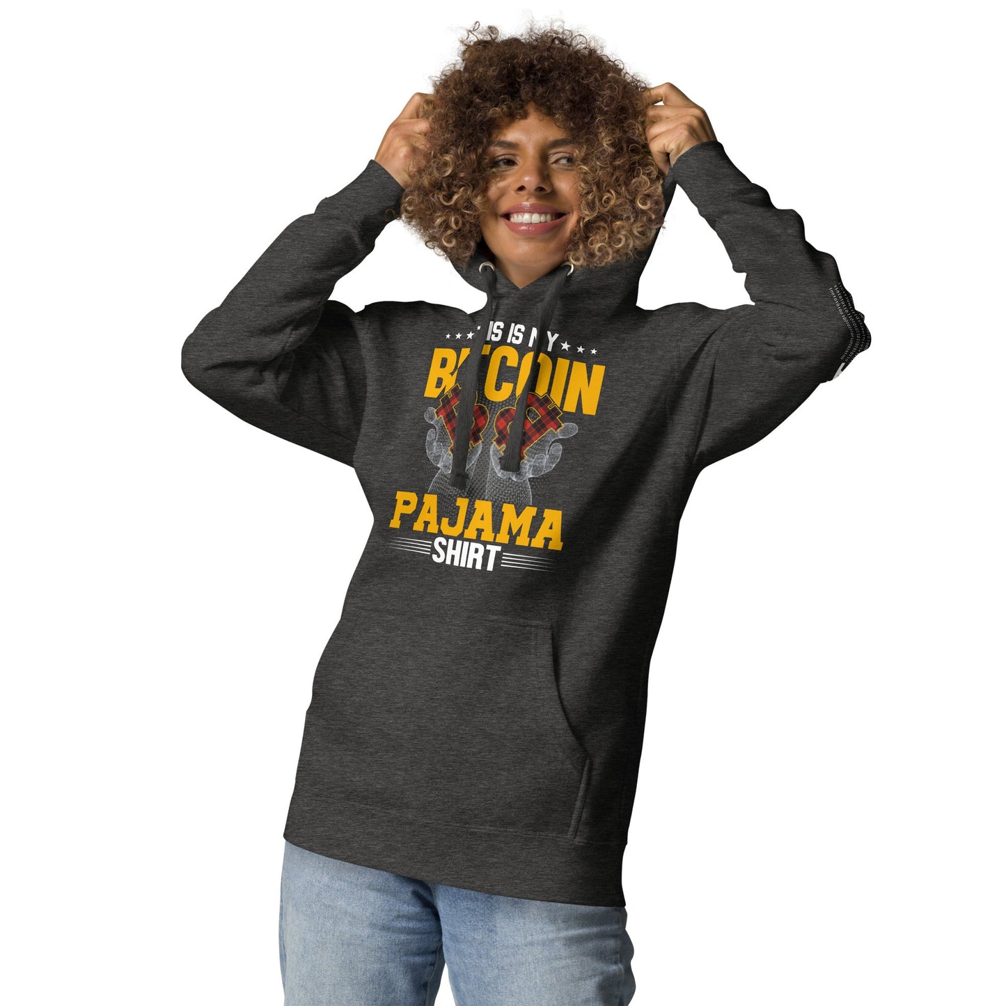 This is My Bitcoin Pajama Shirt Unisex Hoodie by DarkByteGear
