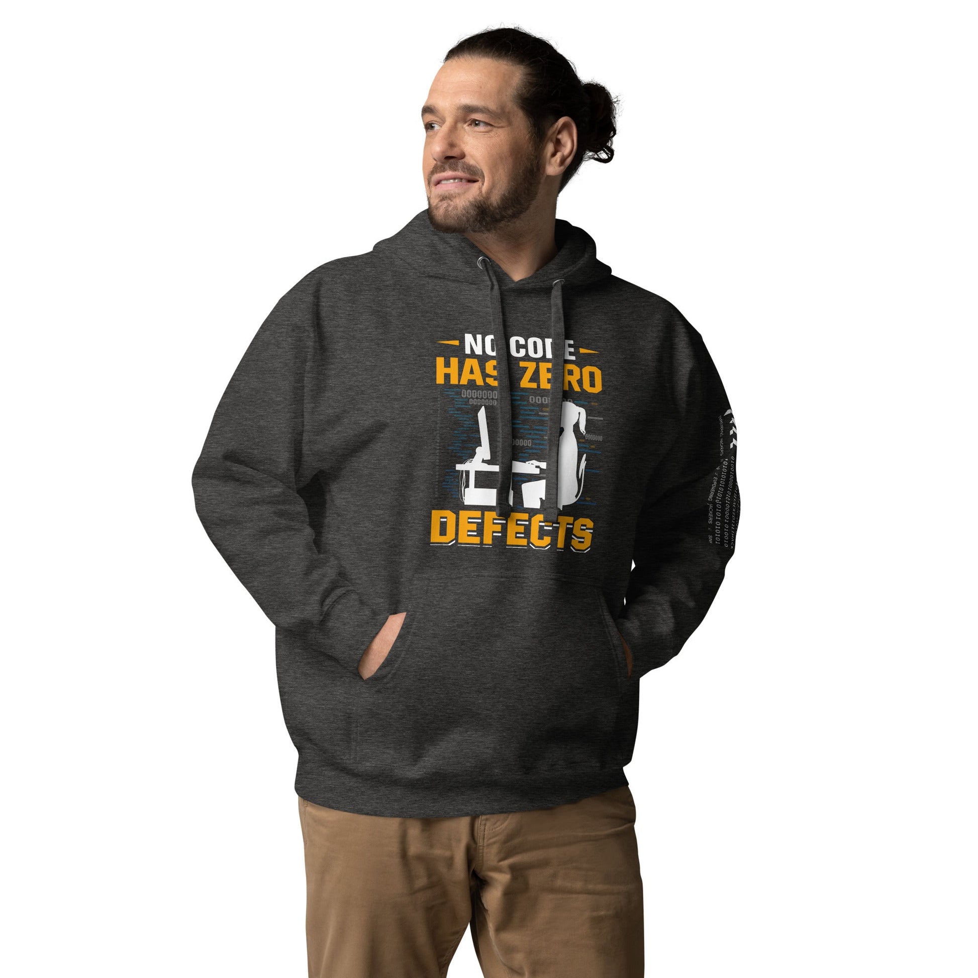 No code has zero defect Unisex Hoodie by DarkByteGear