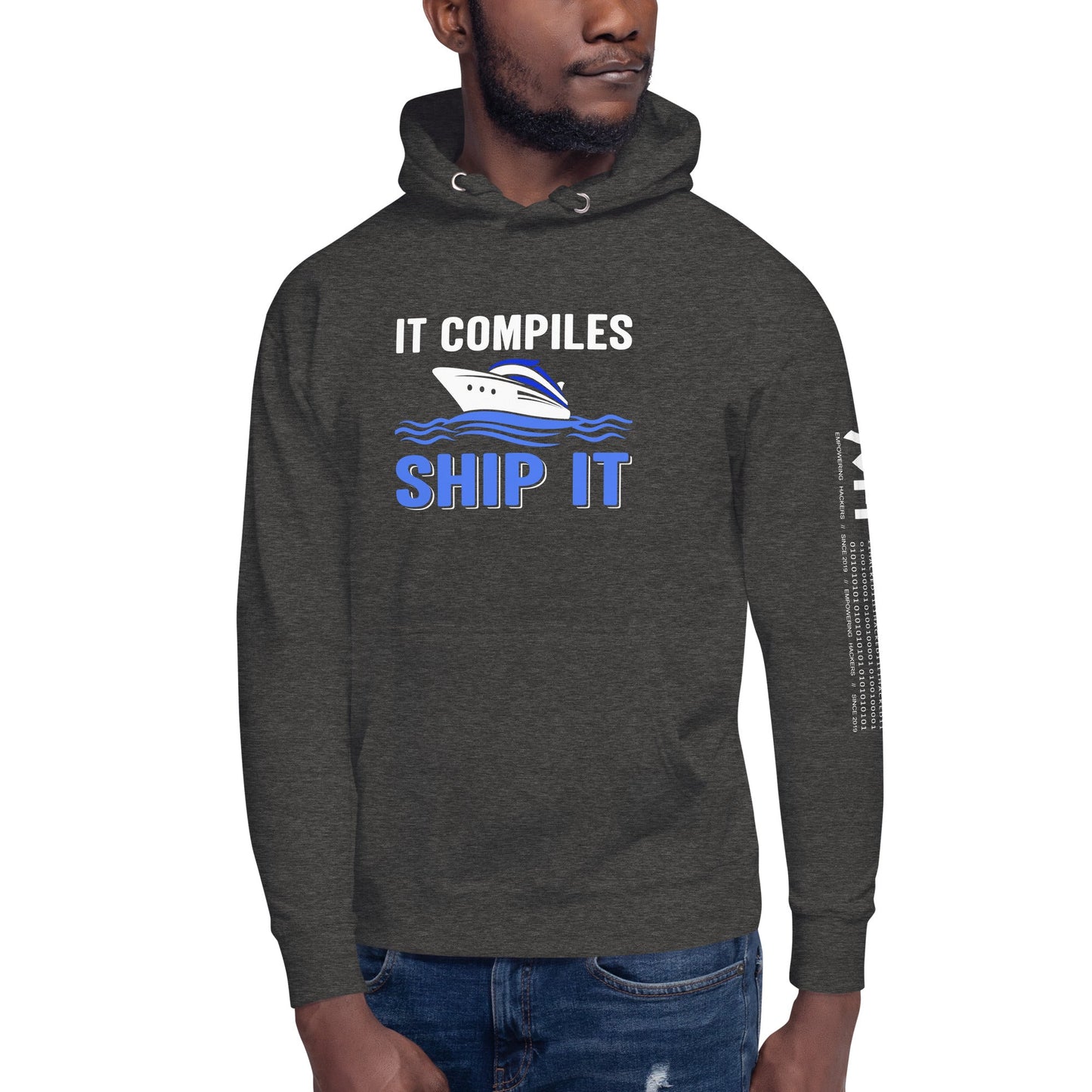 It Compiles, Ship it Unisex Hoodie by DarkByteGear