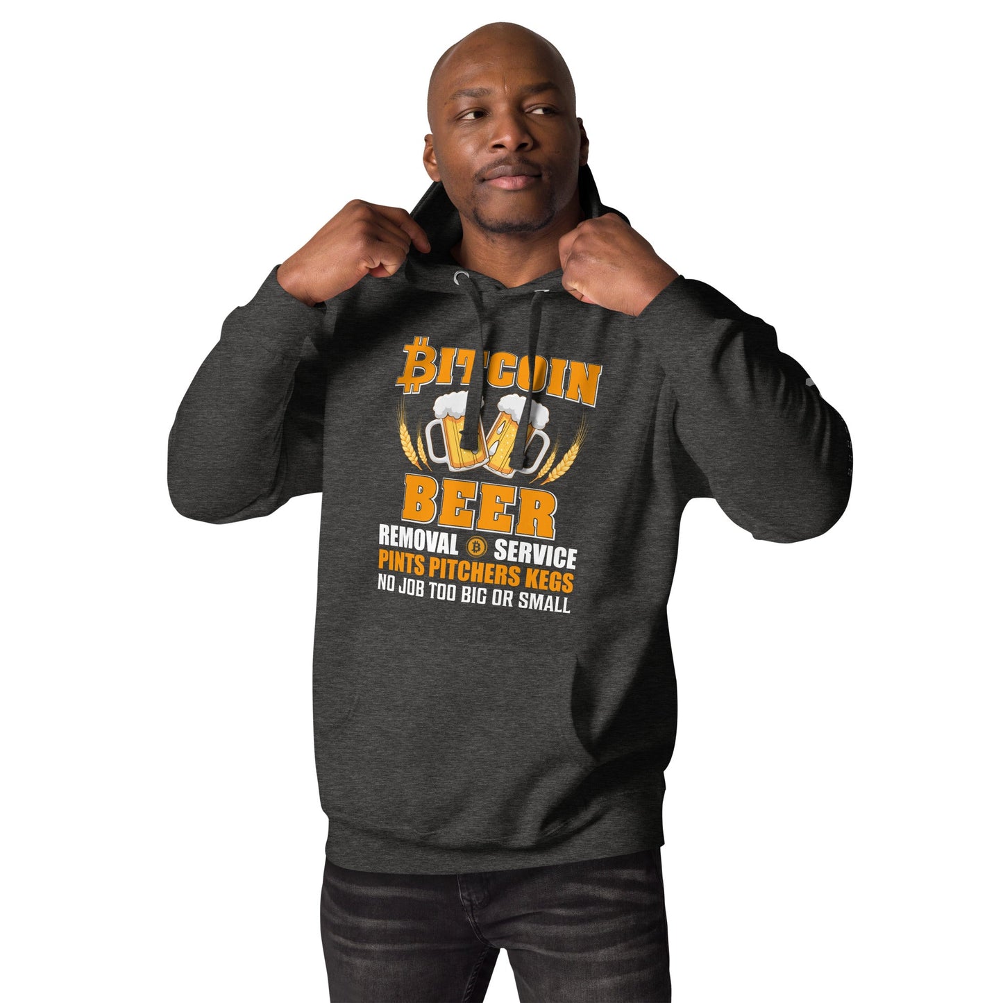 Bitcoin Beer Removal Service - Unisex Hoodie by DarkByteGear