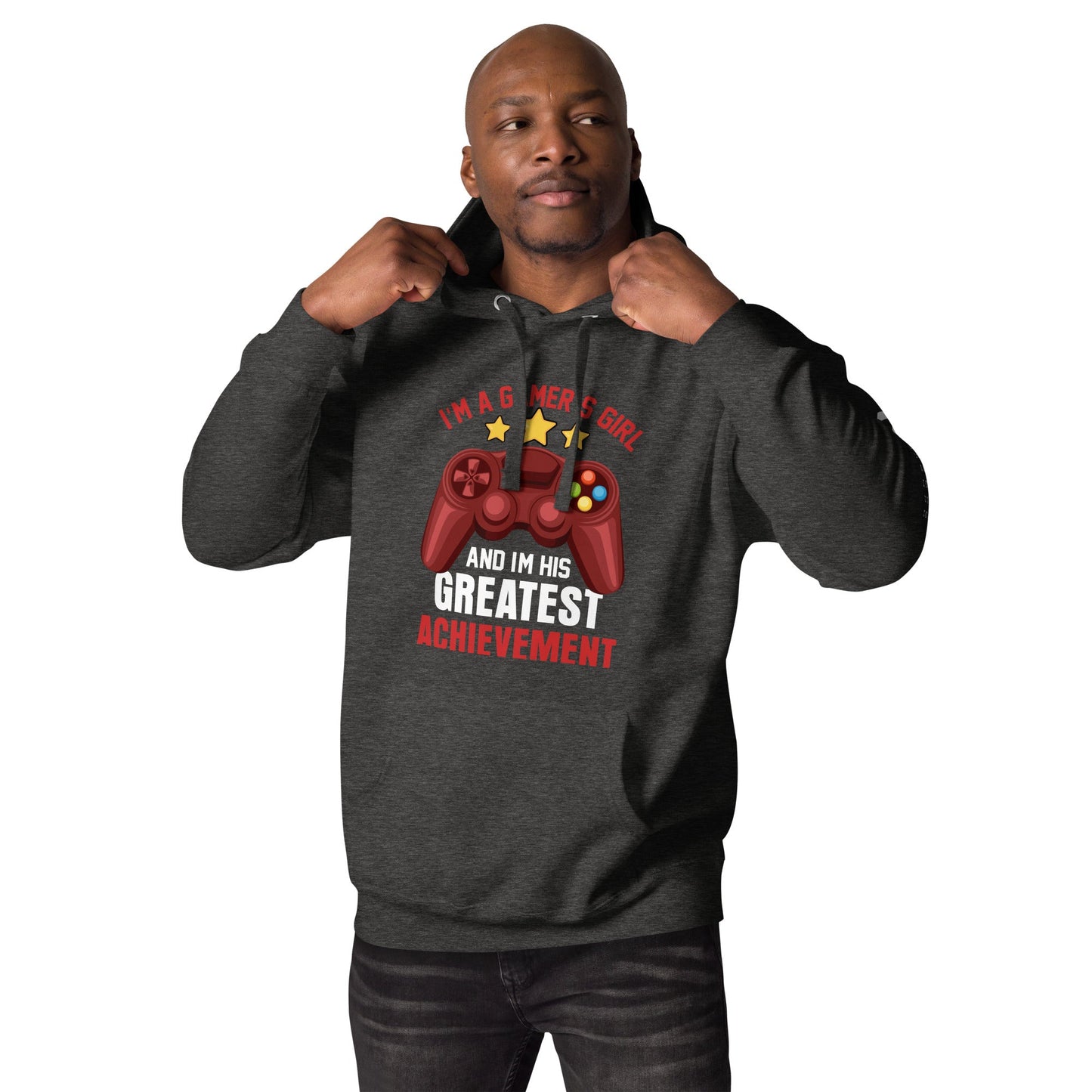 I am a Gamer's Girl, I am his Greatest Achievement - Unisex Hoodie by DarkByteGear