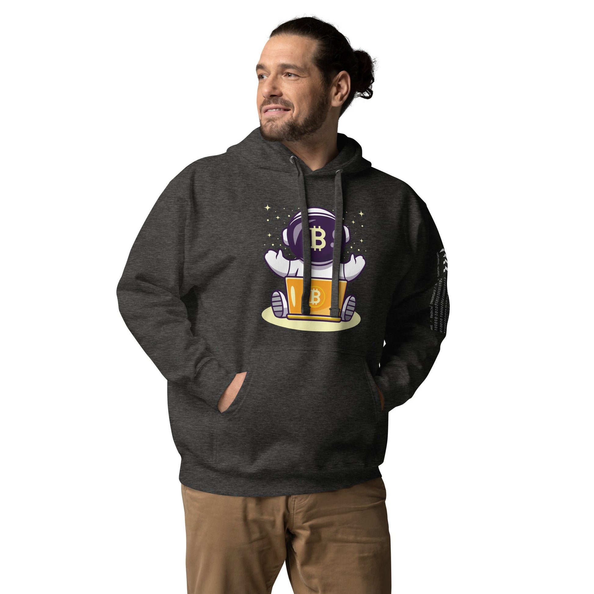 Bitcoin Astronaut - Unisex Hoodie by DarkByteGear