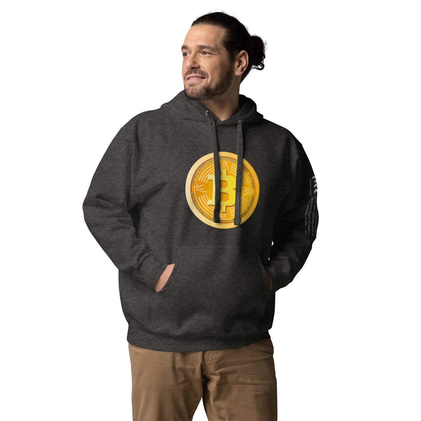 Bitcoin Medal - Unisex Hoodie by DarkByteGear