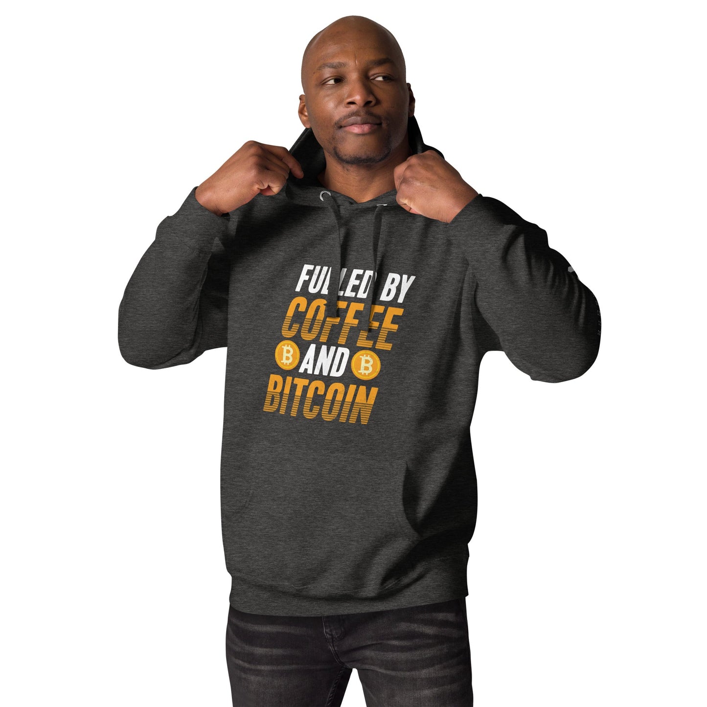 Fueled by Coffee and Bitcoin - Unisex Hoodie by DarkByteGear