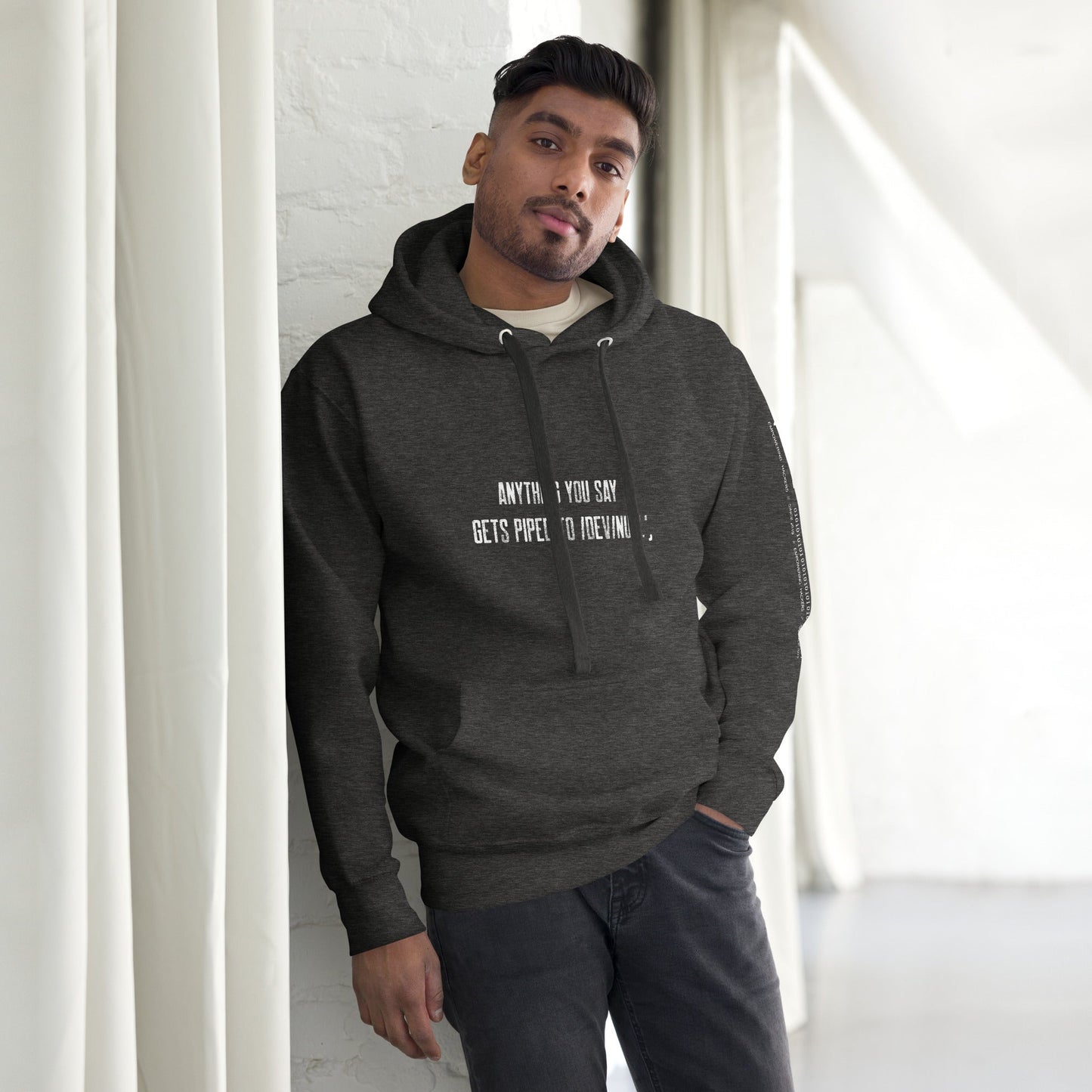 Anything you say Gets piped to devnull V1 - Unisex Hoodie by DarkByteGear