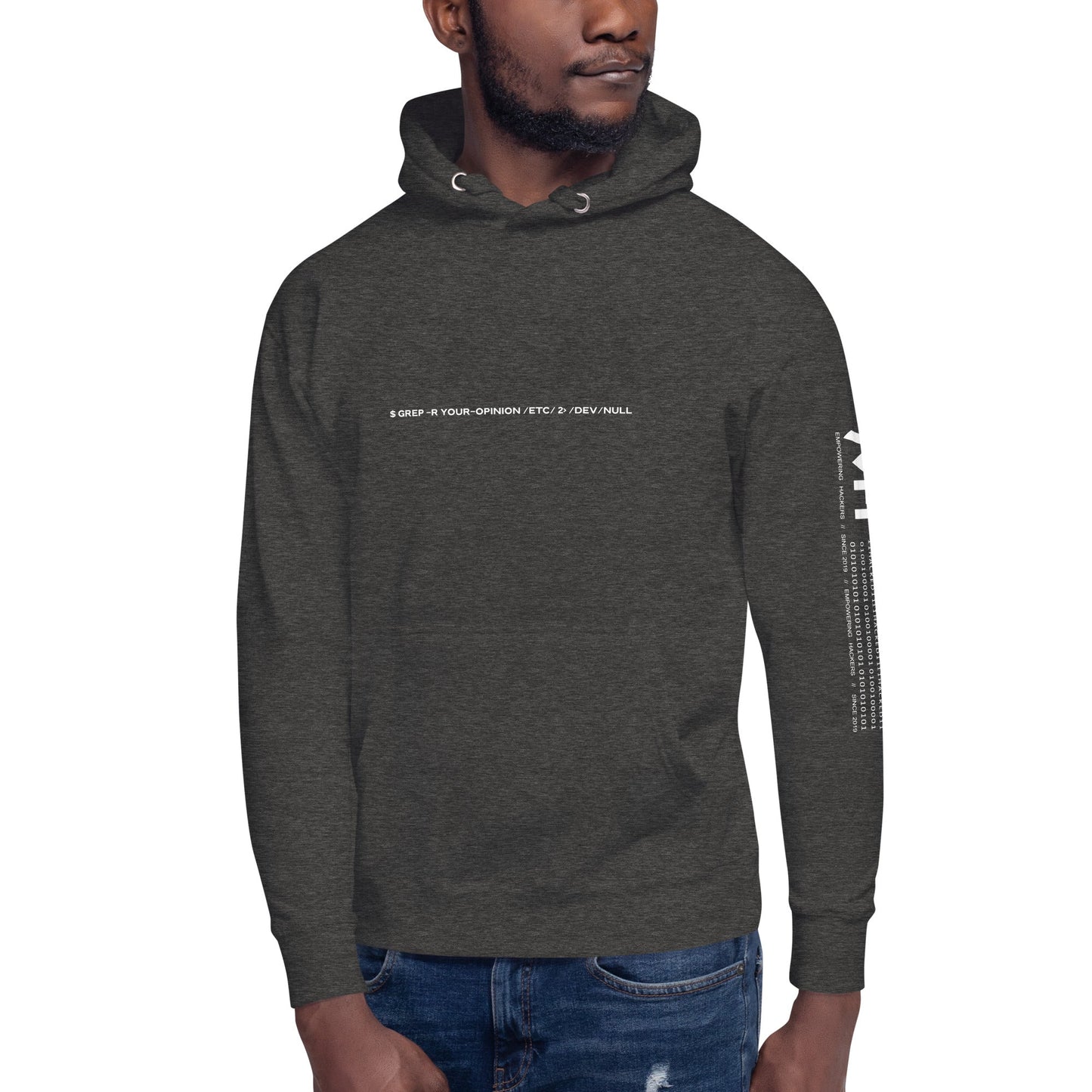 Grep r your Opinion etc 2 devnull V2 - Unisex Hoodie by DarkByteGear