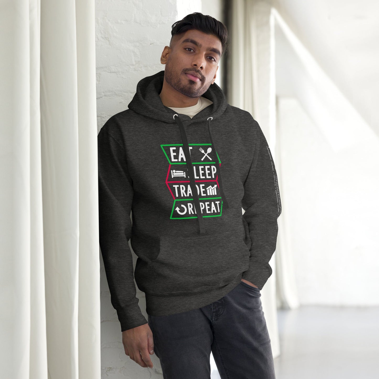 Eat, Sleep, Trade, Repeat - Unisex Hoodie by DarkByteGear