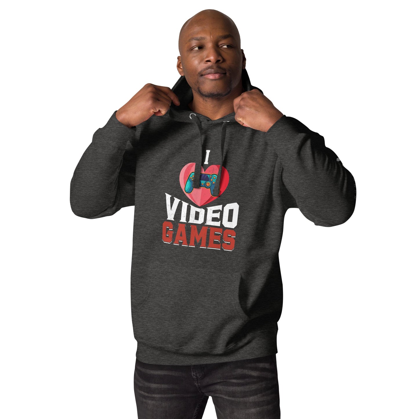 I love Video Games - Unisex Hoodie by DarkByteGear
