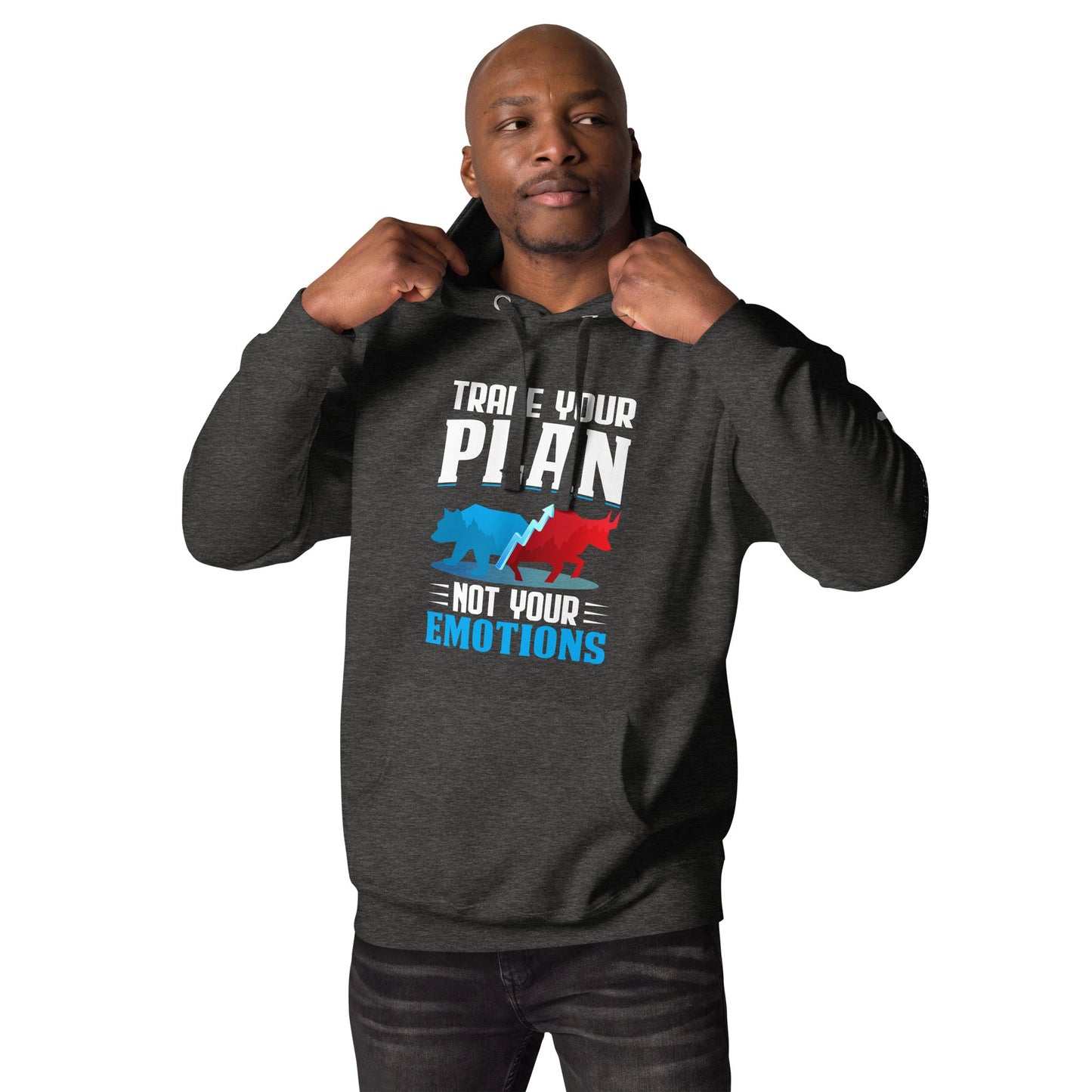 Trade your plan: not your emotion - Unisex Hoodie by DarkByteGear