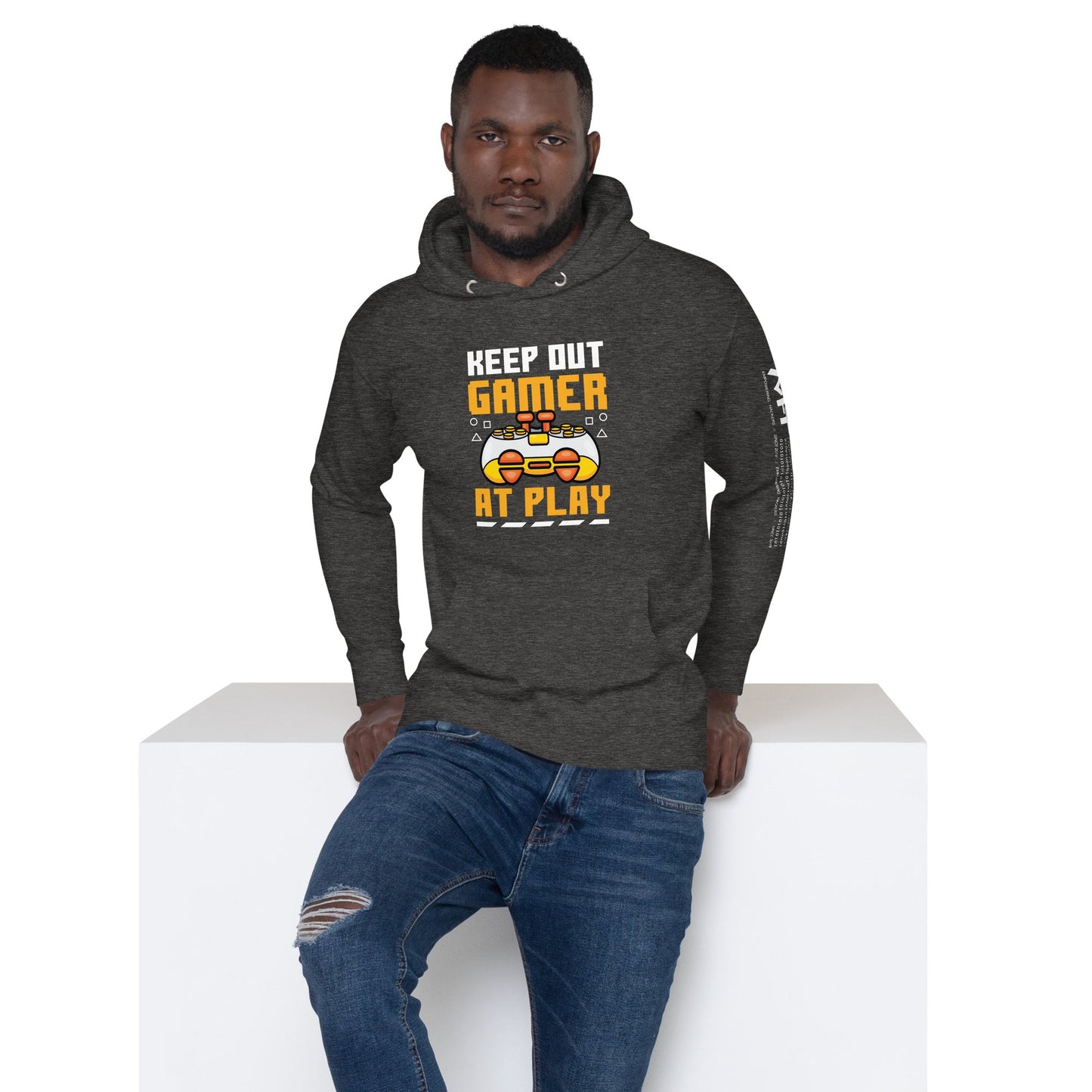 Keep Out Gamer At Play Rima 7 - Unisex Hoodie by DarkByteGear