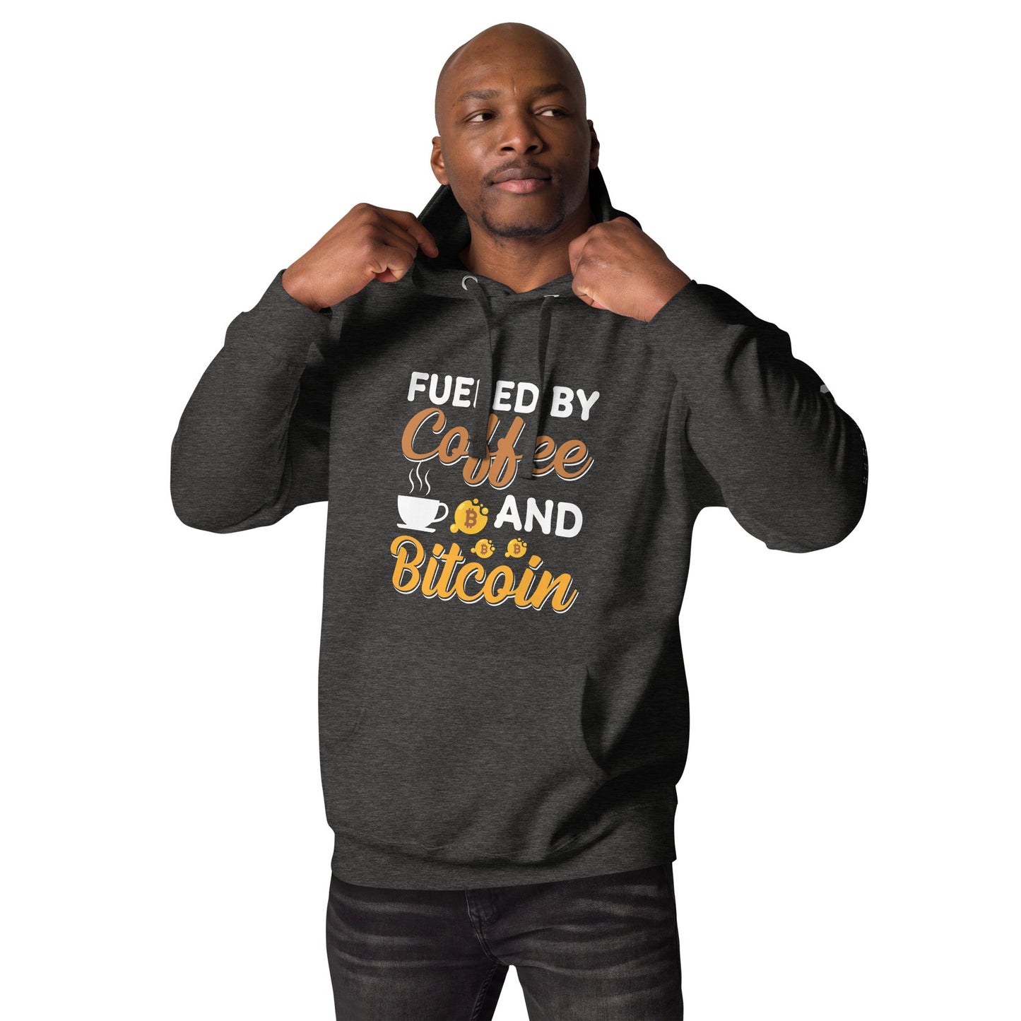 Fueled by Coffee and Bitcoin V1 - Unisex Hoodie by DarkByteGear