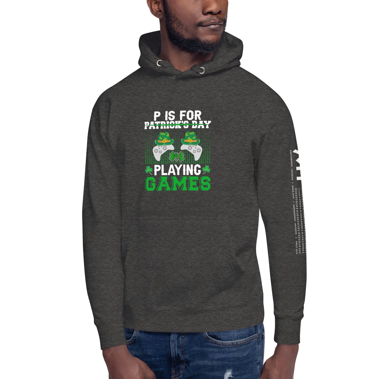 P is for "Playing Games" - Unisex Hoodie by DarkByteGear